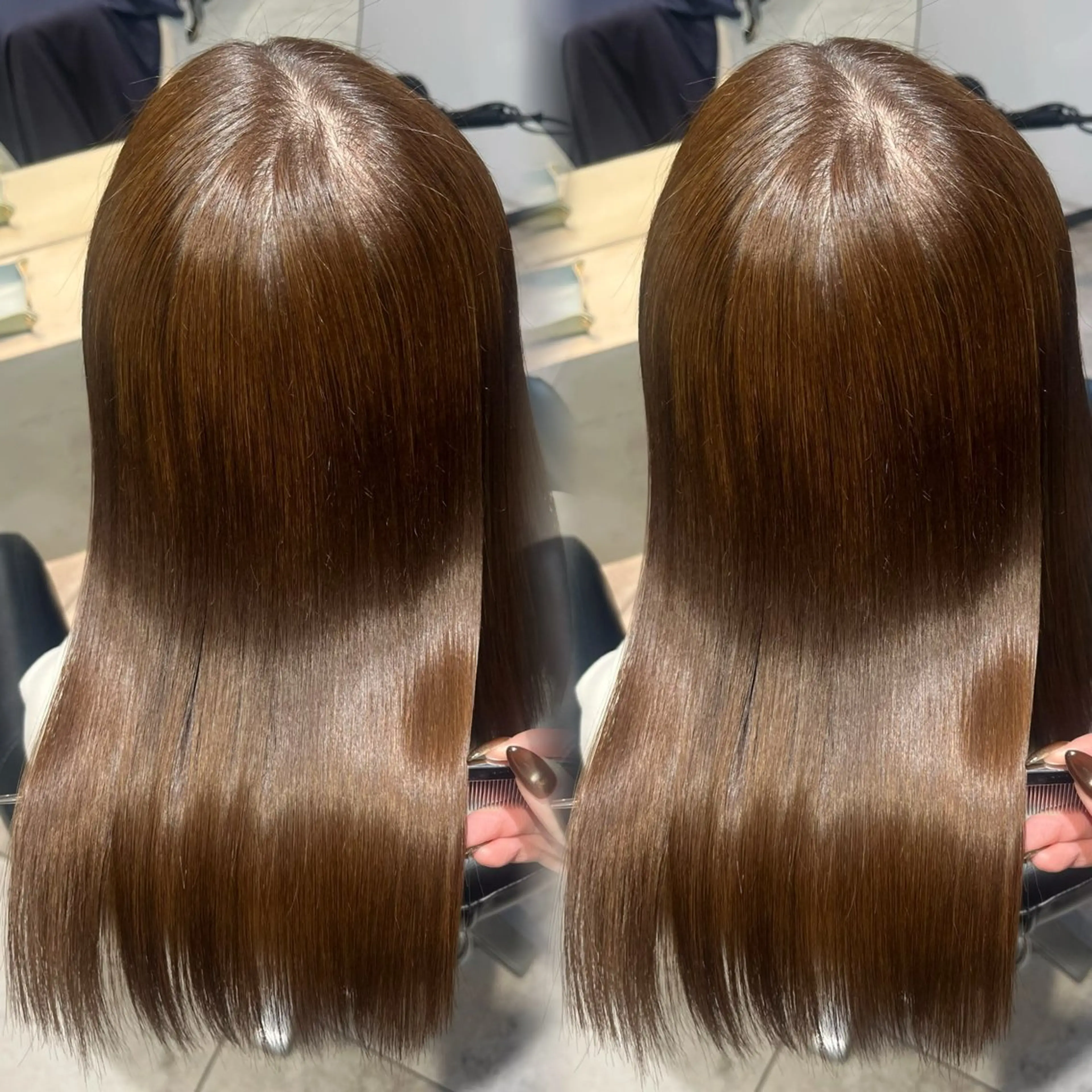 ミディアム パーマ 縮毛矯正 トリートメント 🫧美髪縮毛矯正🫧 Haruのヘアスタイル