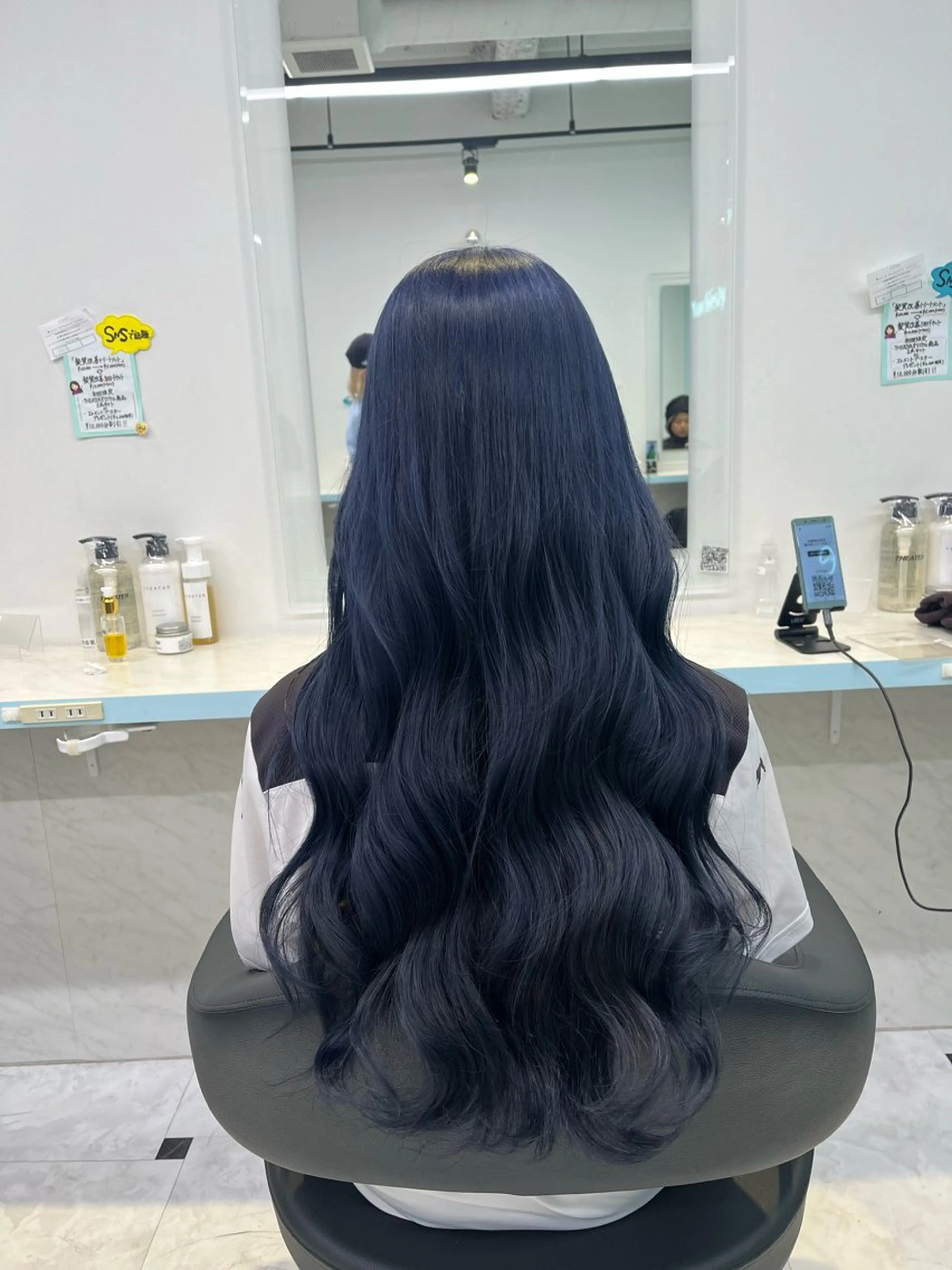 ロング カラー ヘアカラー トリートメント ブリーチカラー 🩵MIZUKIのヘアスタイル