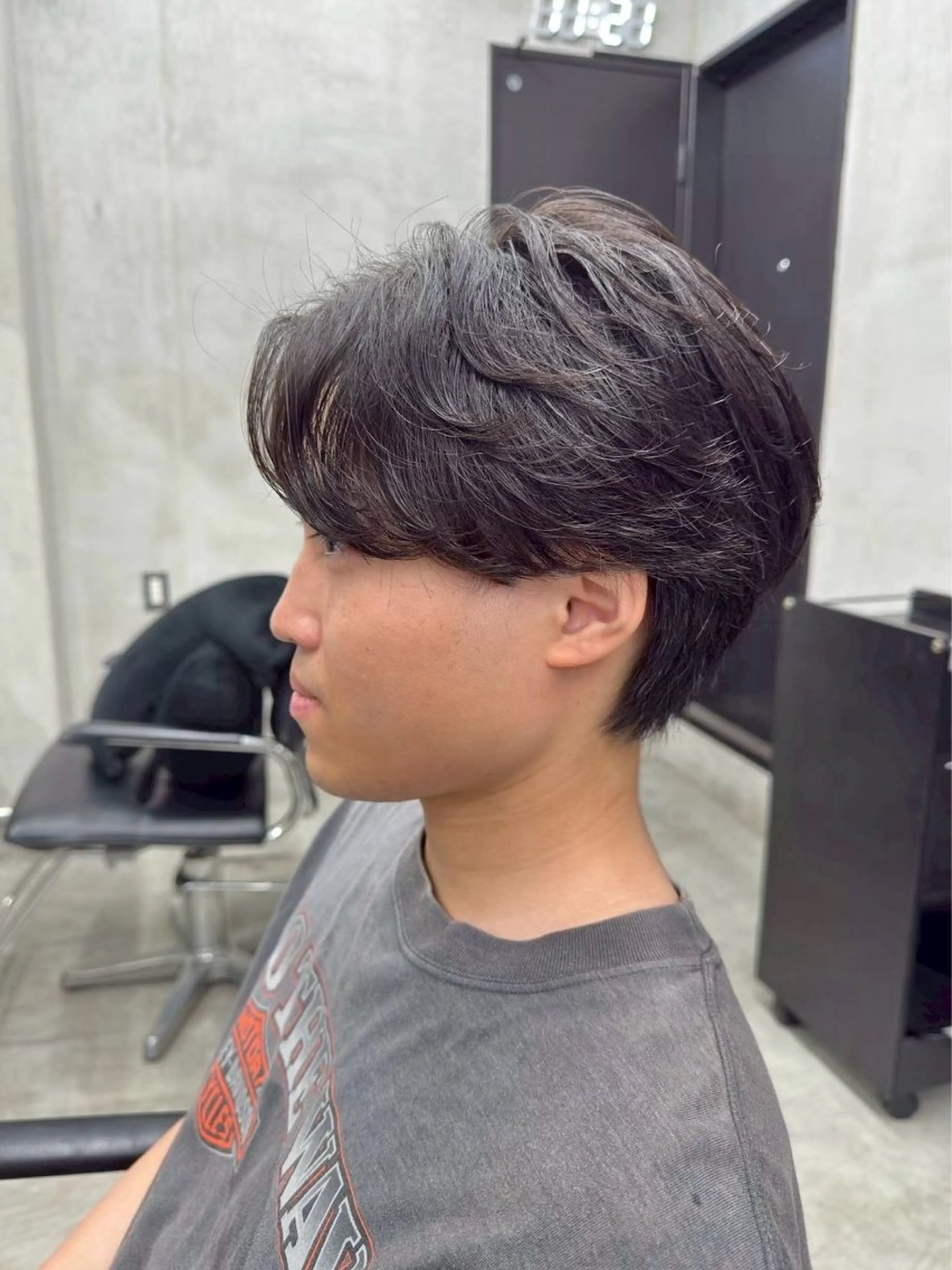 パーマ メンズ 🌀朝1分でキマるメ ンズパーマ清水真之介のヘアスタイル