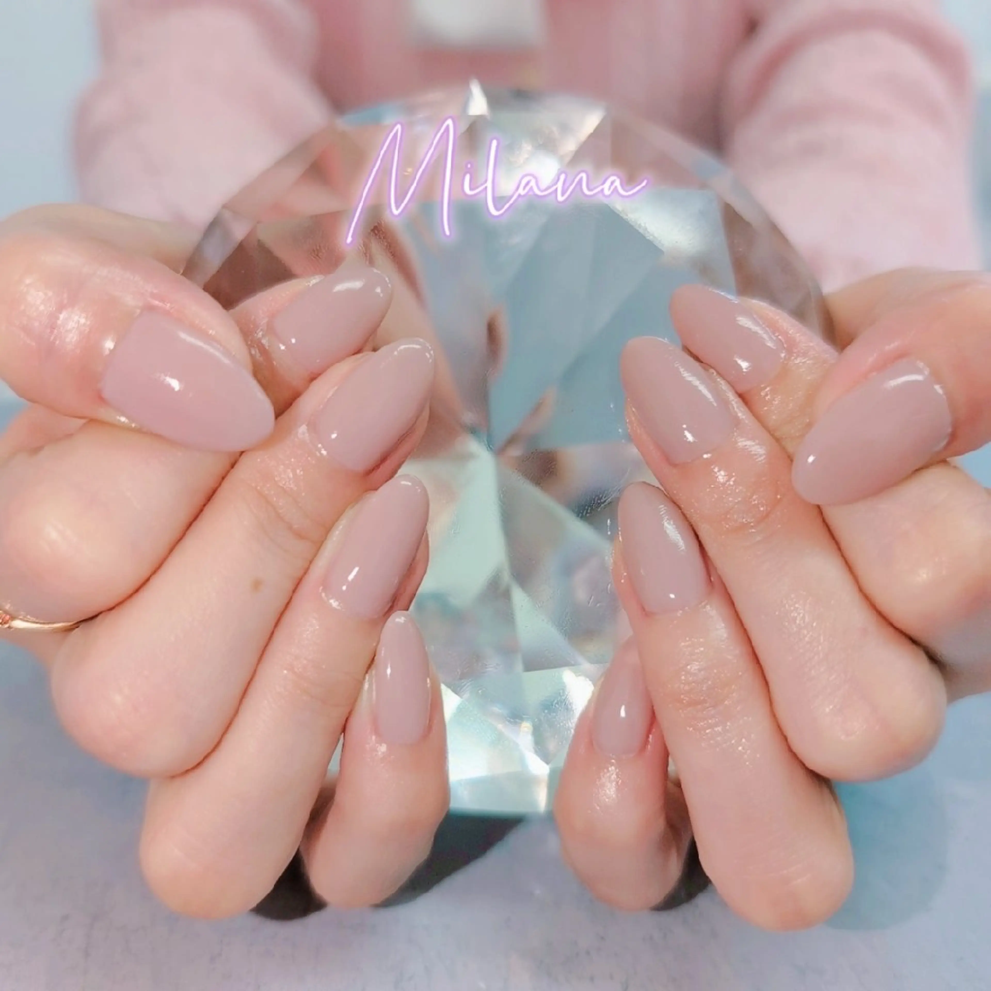ネイル ワンカラーネイル ハンドネイル Milana 川瀬のネイルデザイン