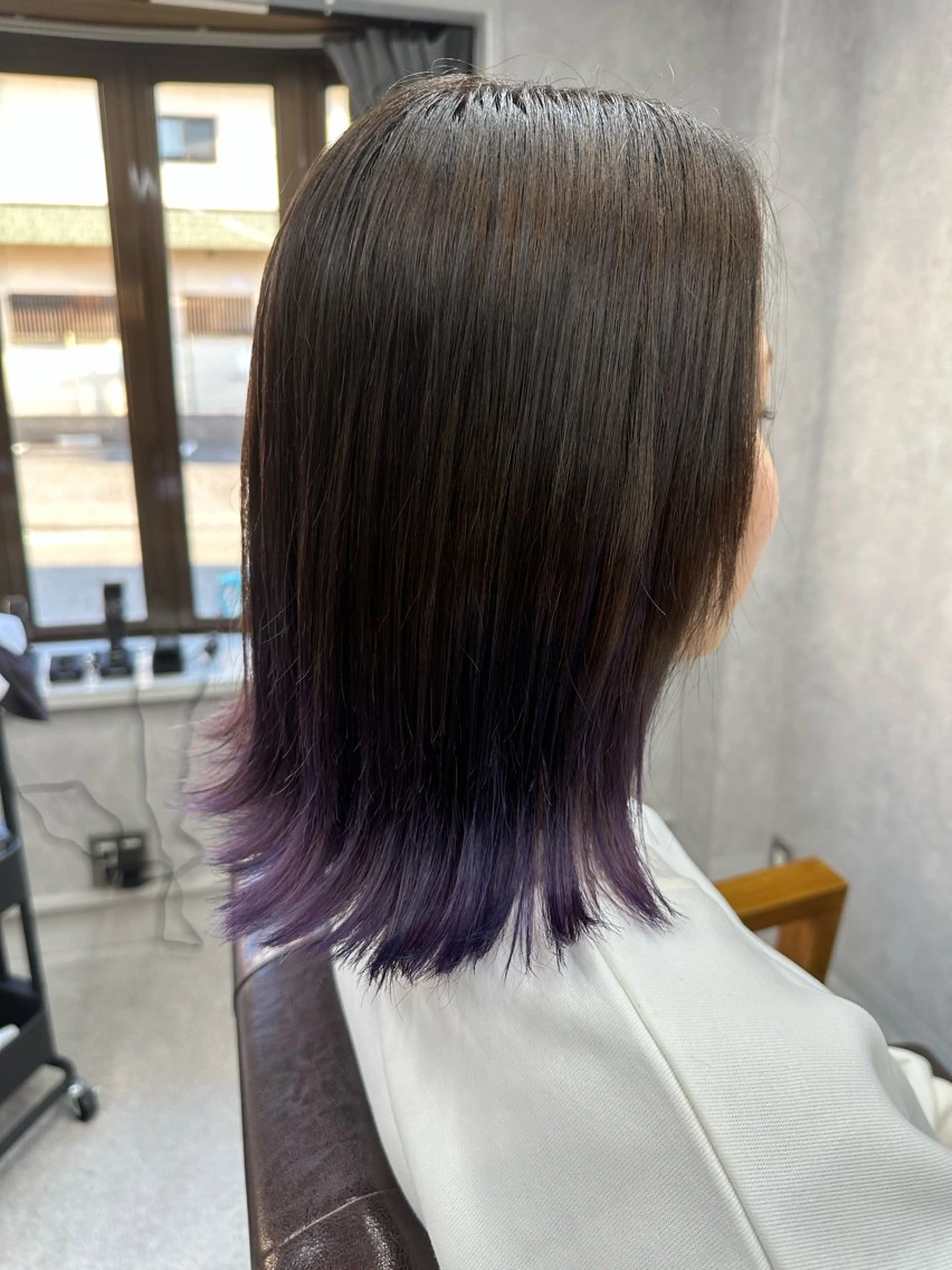 ミディアム カラー カット ヘアカラー トリートメント Lien 深井店のヘアスタイル