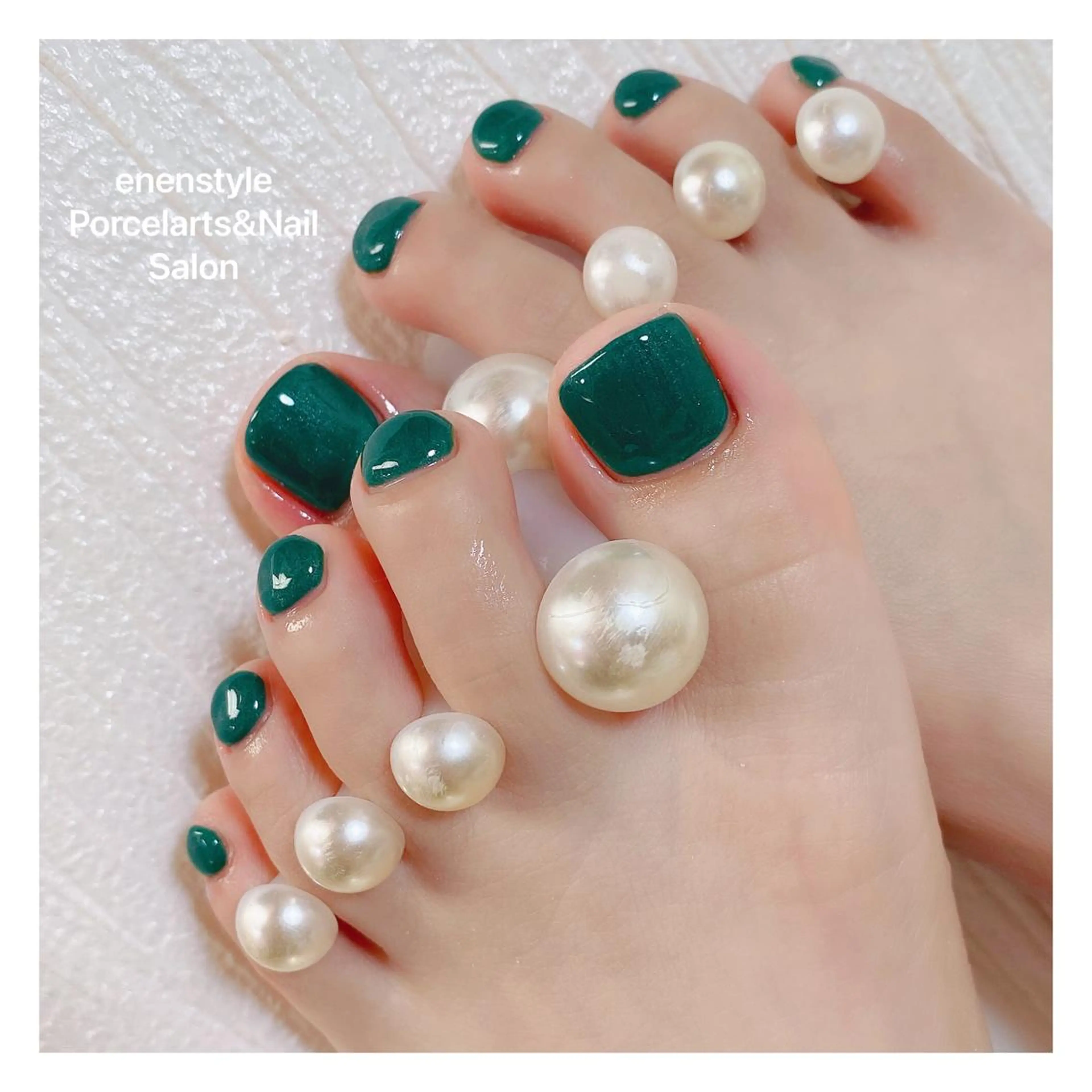 ショート ネイル ハンドネイル フットネイル 👑enen style👑のネイルデザイン