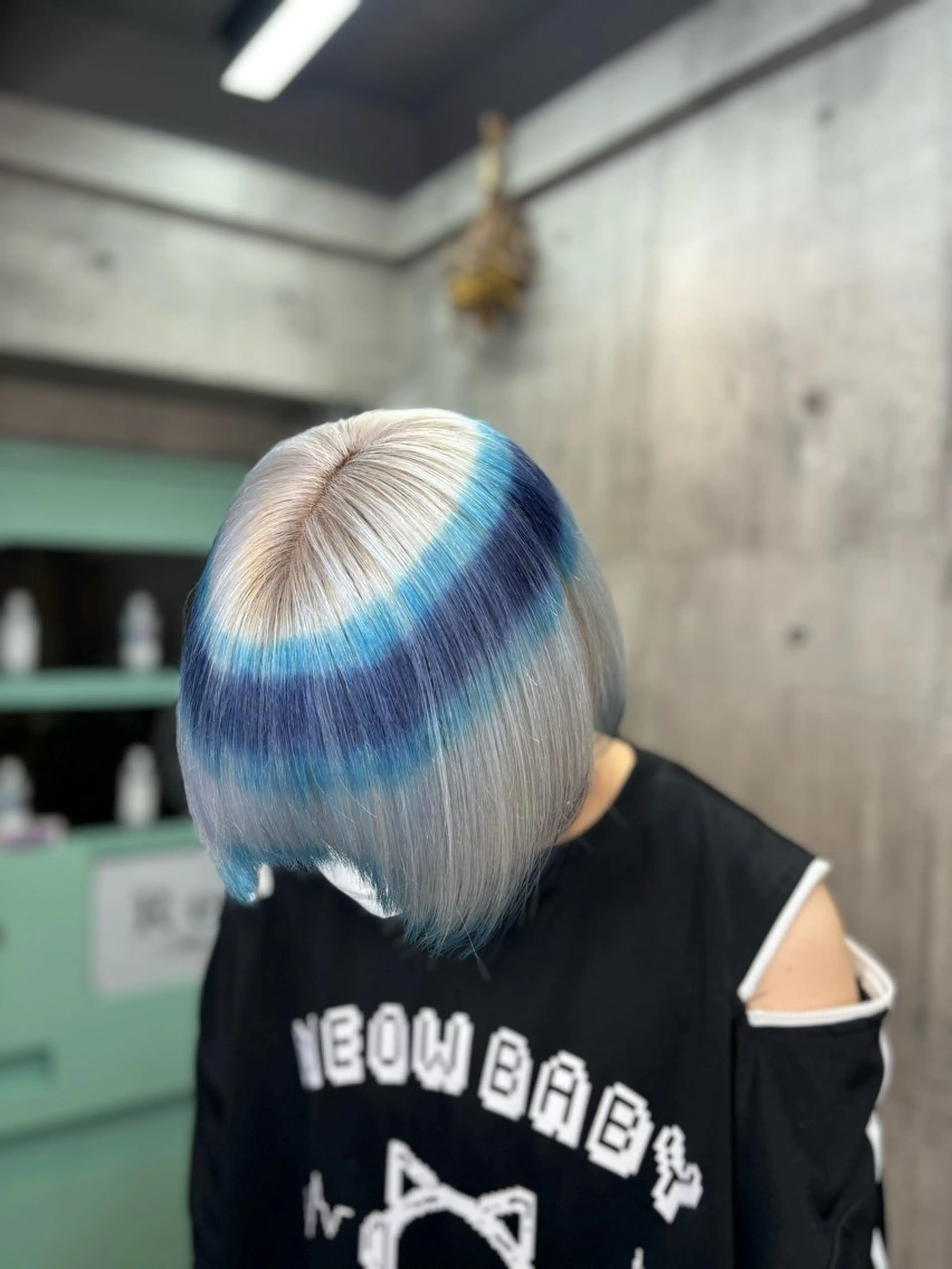 ショート ヘアカラー ハイトーン/メンズ/ ウルフ特化 小松のヘアスタイル