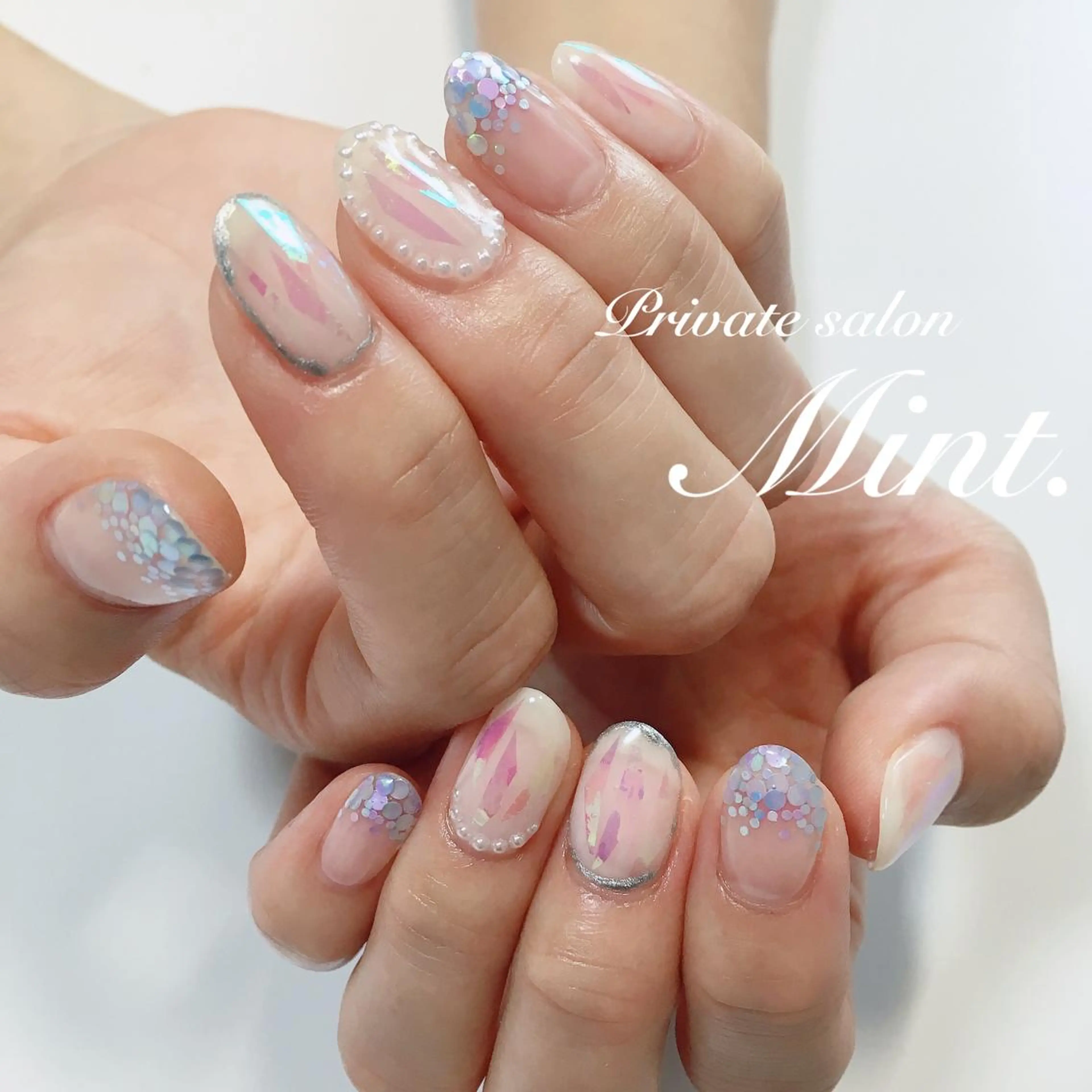 ショート ネイル ジェルネイル ハンドネイル Mint. nailのネイルデザイン
