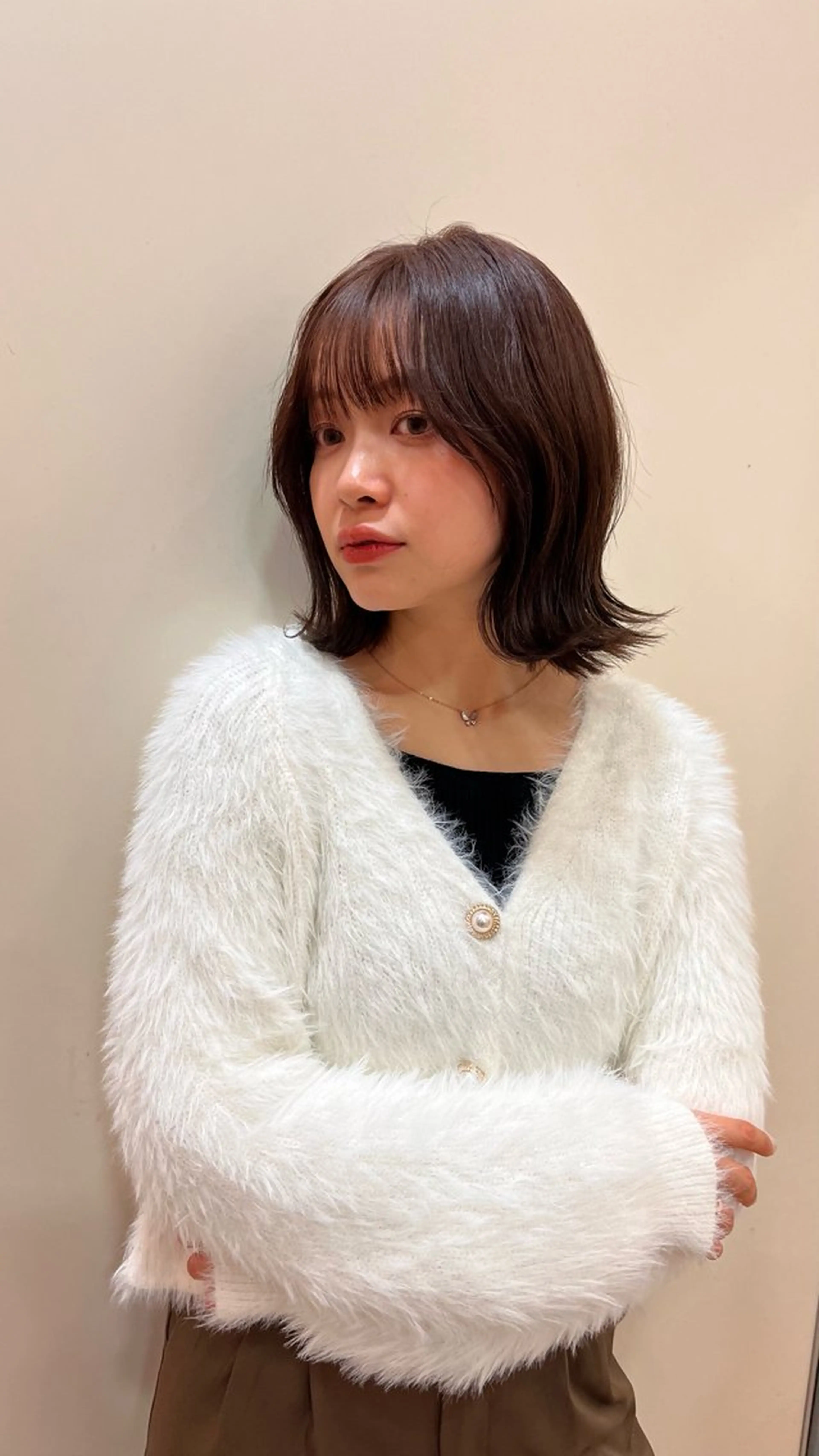 ミディアム 須賀 一美のヘアスタイル