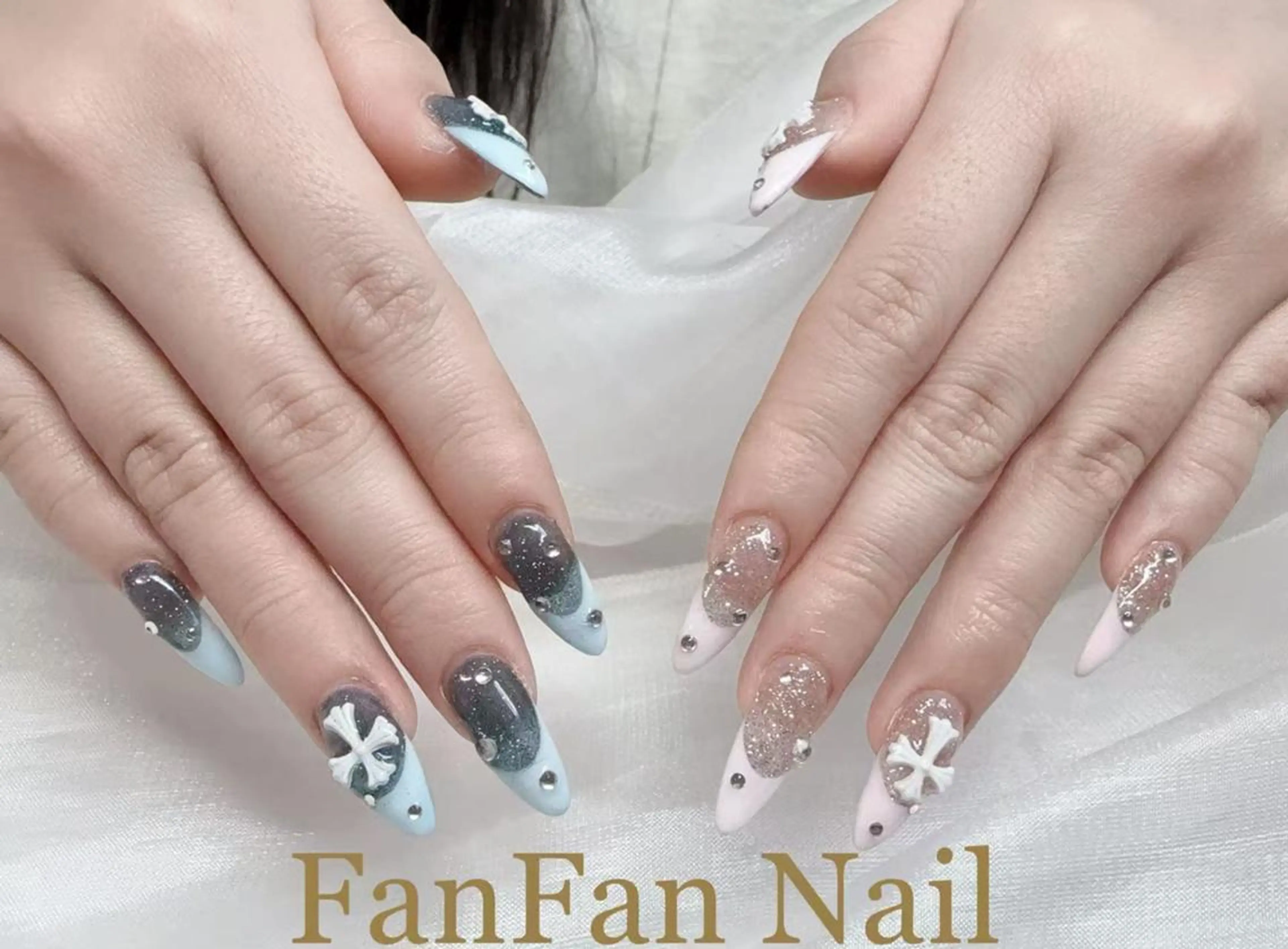 ネイル FanFan 長さ出し専門のネイルデザイン