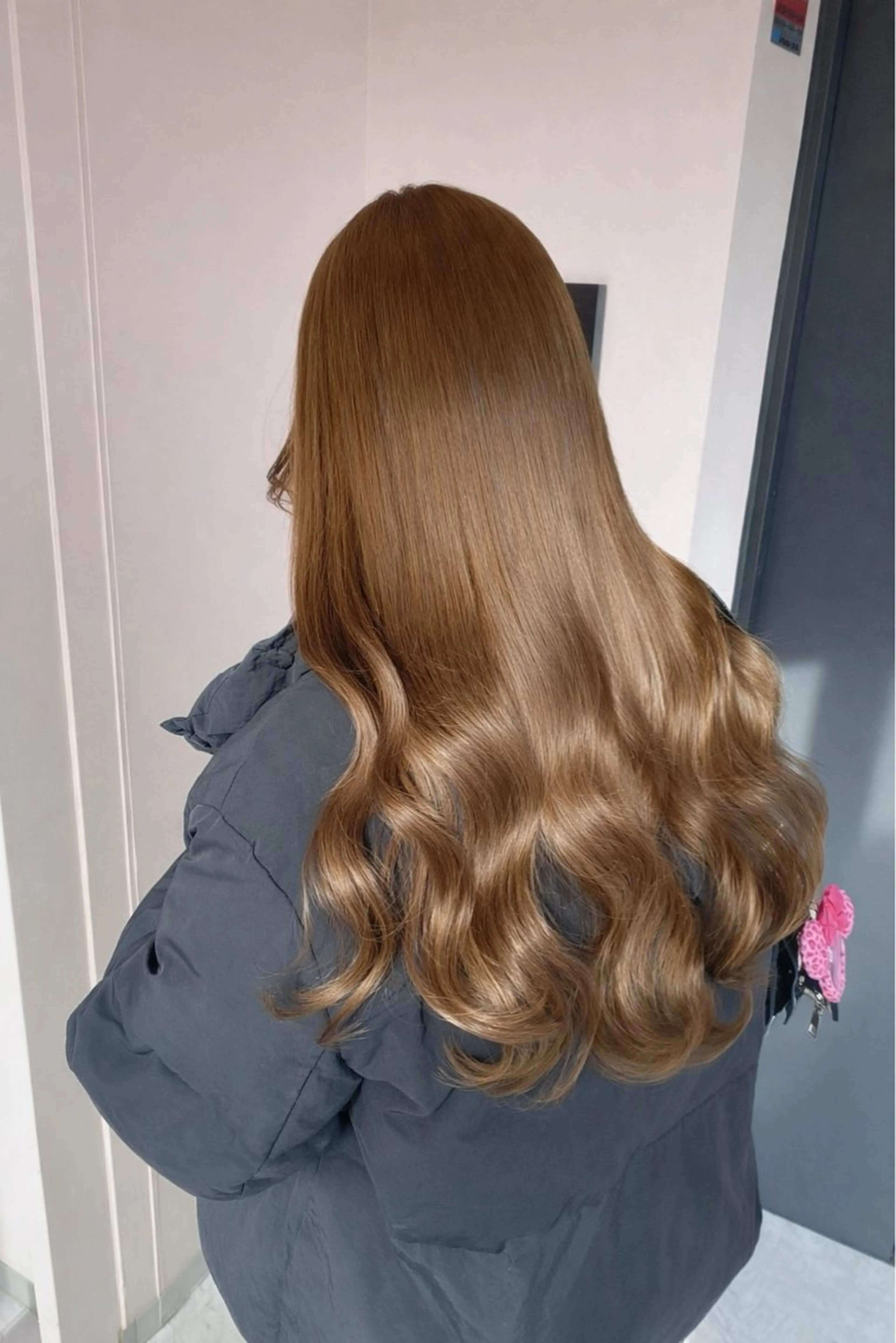 カラー ブリーチ ブラウンカラー ダブルカラー ブリーチなしカラー 楓🦋韓国系レイヤー / 透明感カラー🤍のヘアスタイル