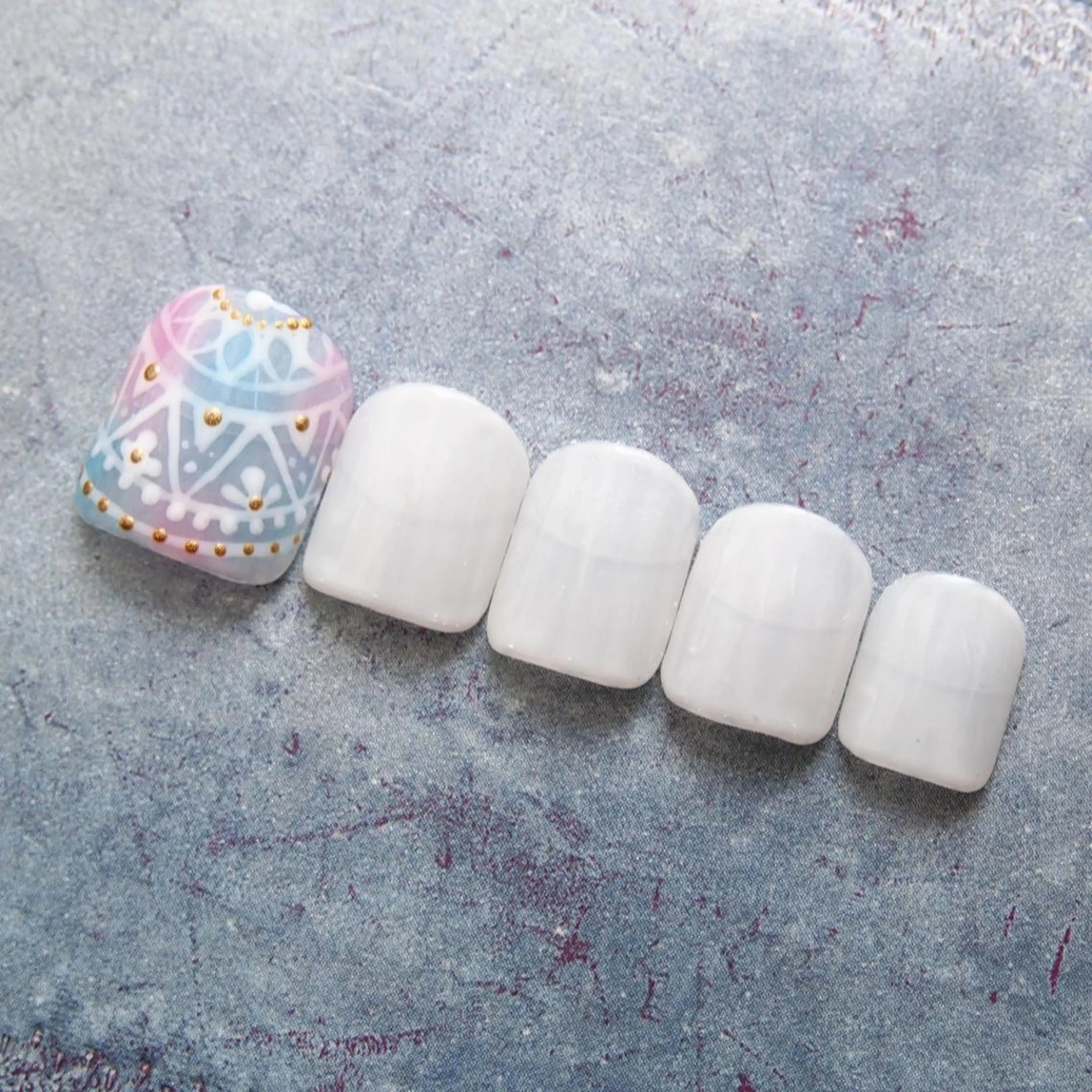 ネイル フットネイル 山田 麻衣のネイルデザイン