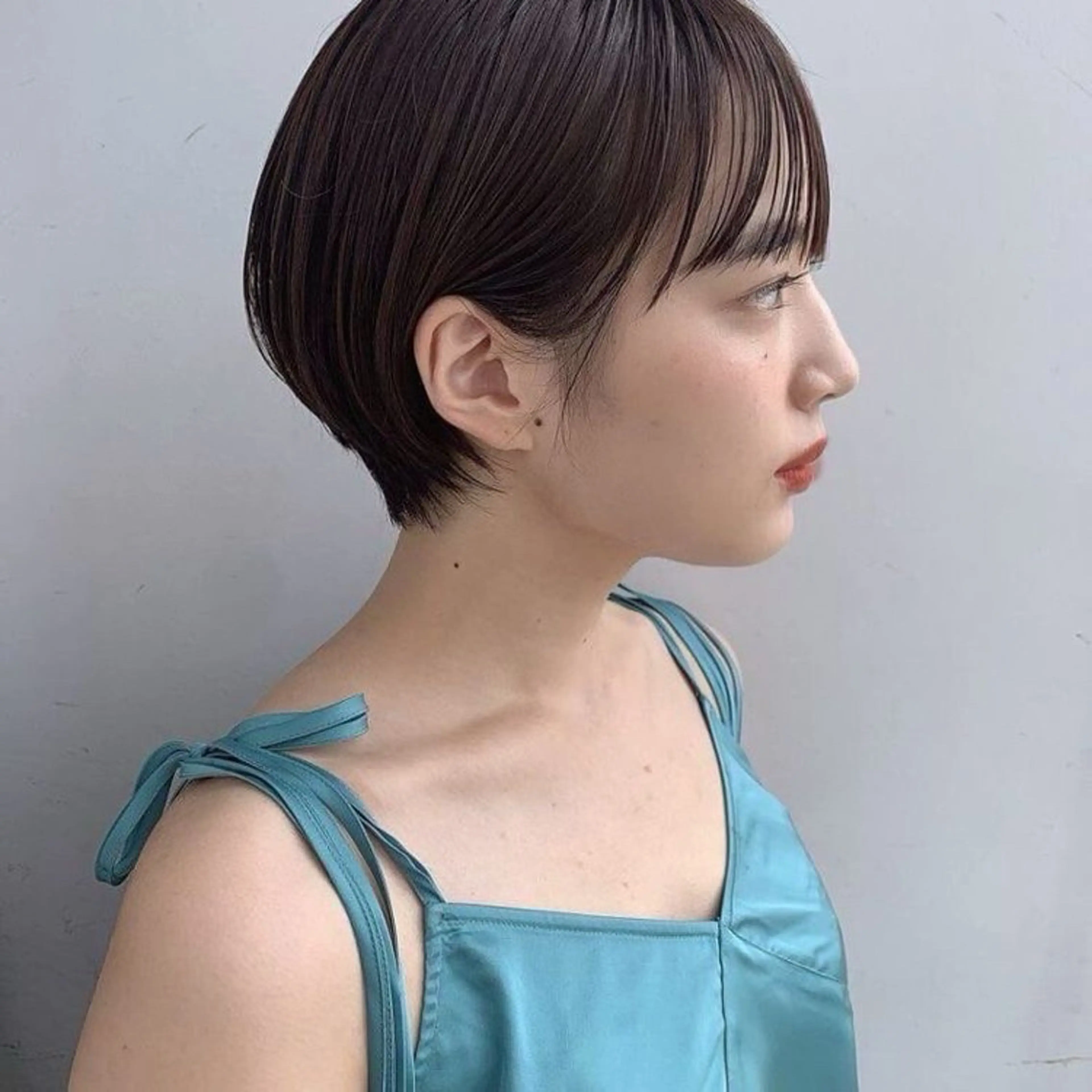 ショート くびれヘア ショートヘア 一色 伶花のヘアスタイル