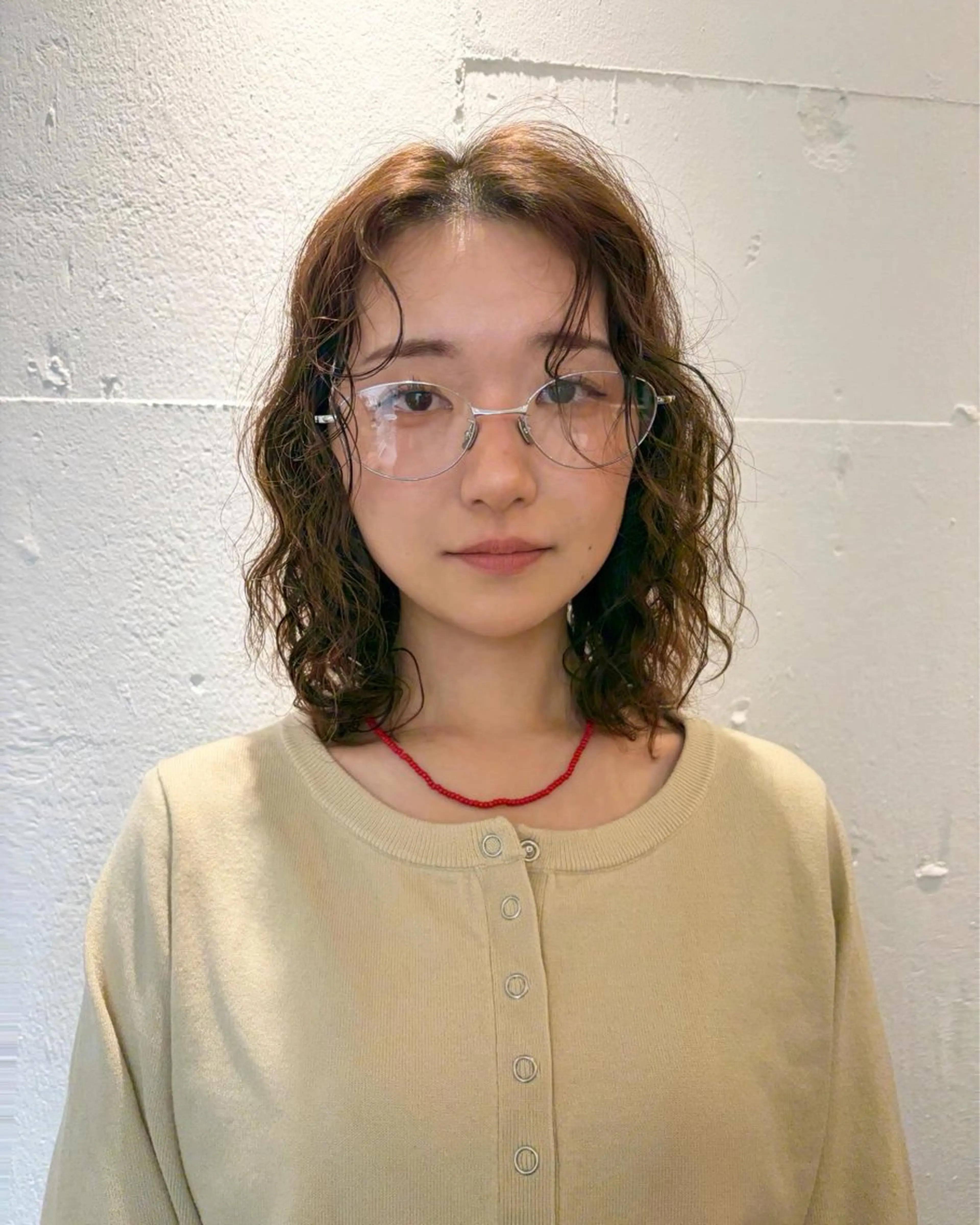 ミディアム パーマ gemhair&makeup所属・Fuka/ /原宿のヘアスタイル