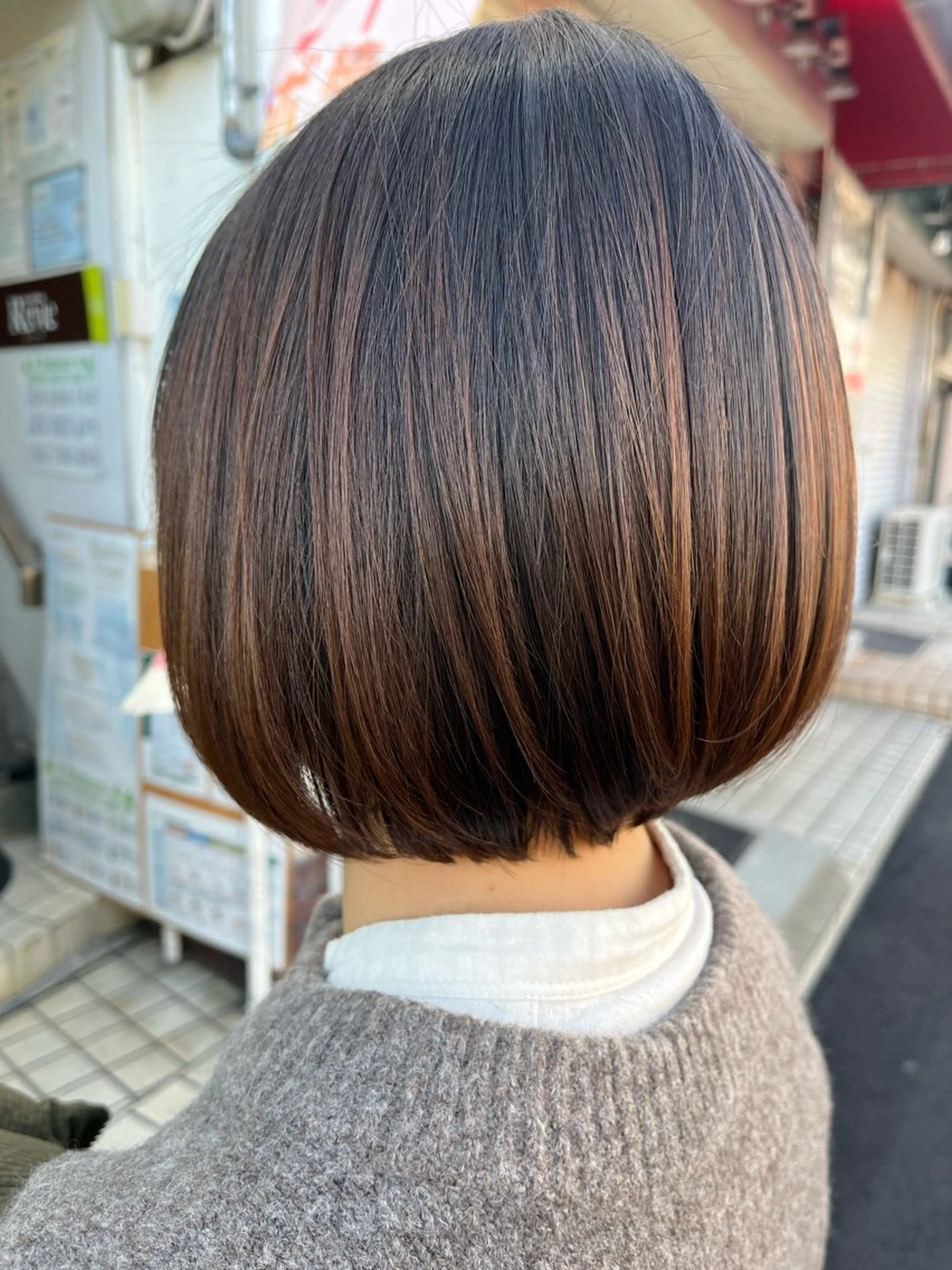 ショート カラー ショートボブ ボブ ショートヘア カット トリートメント 松 下のヘアスタイル