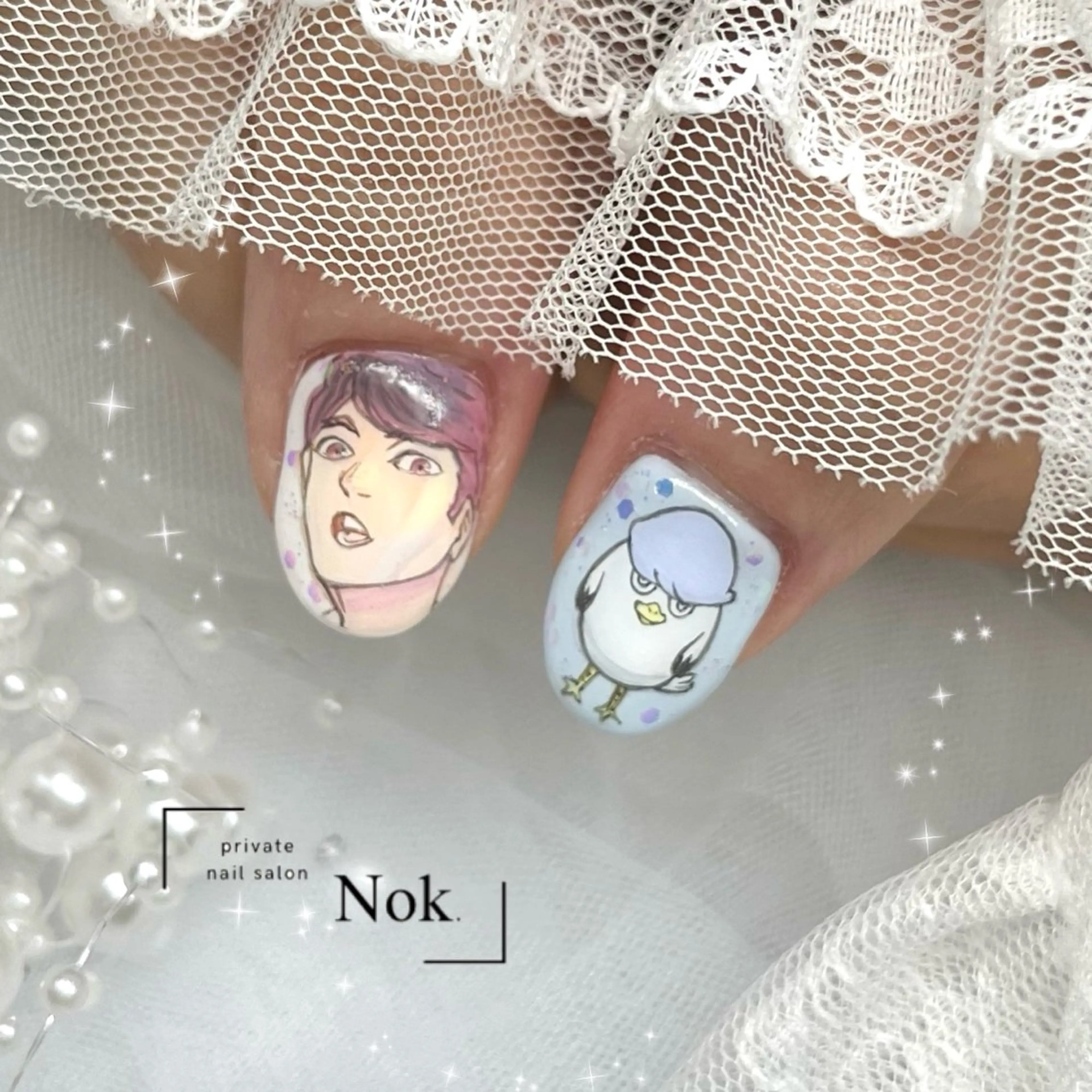 ネイル ハンドネイル 池袋痛ネイル Nok. 渡辺のネイルデザイン