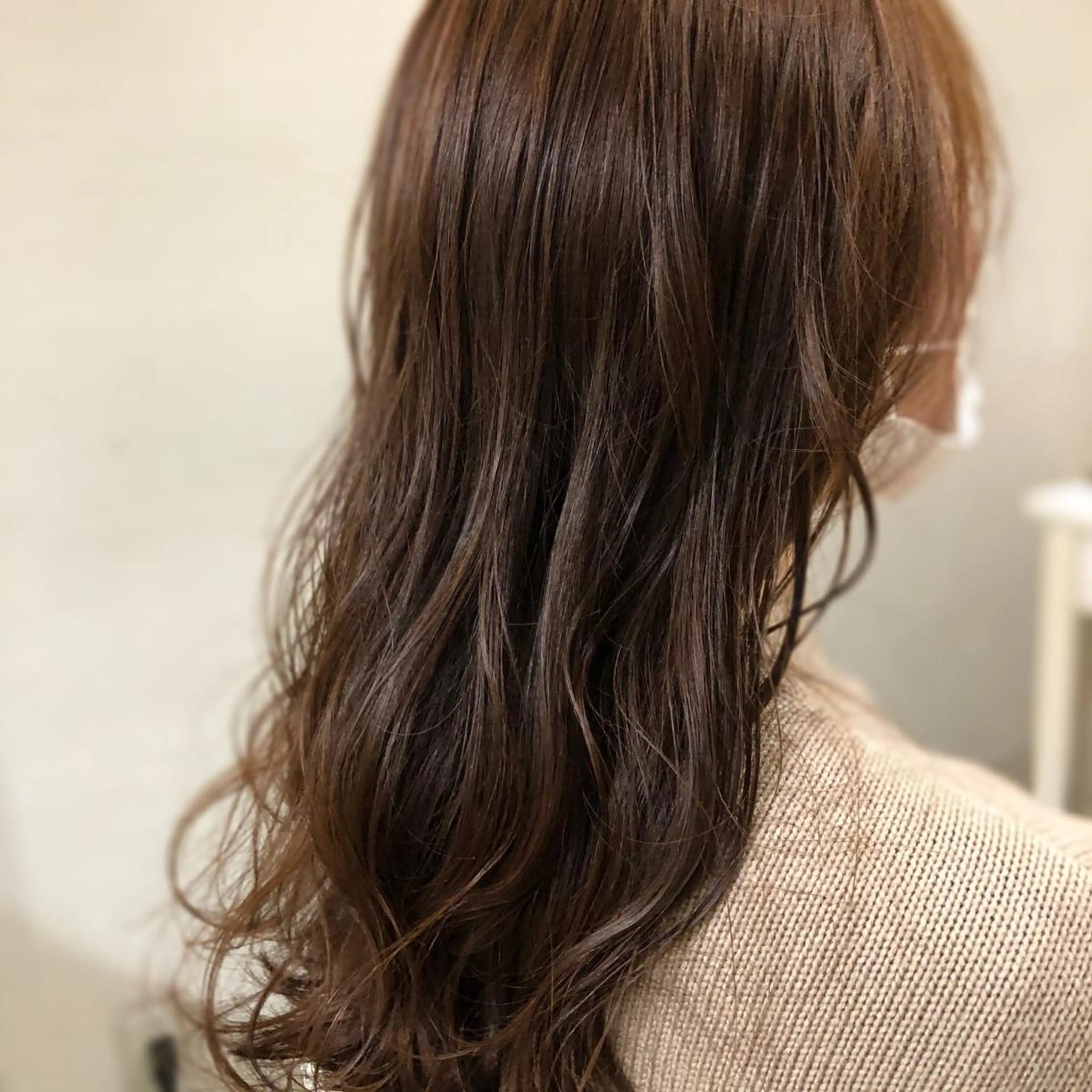 ロング カラー ブラウンカラー チョコレートブラウン カラー職人 なかもと たつひろのヘアスタイル