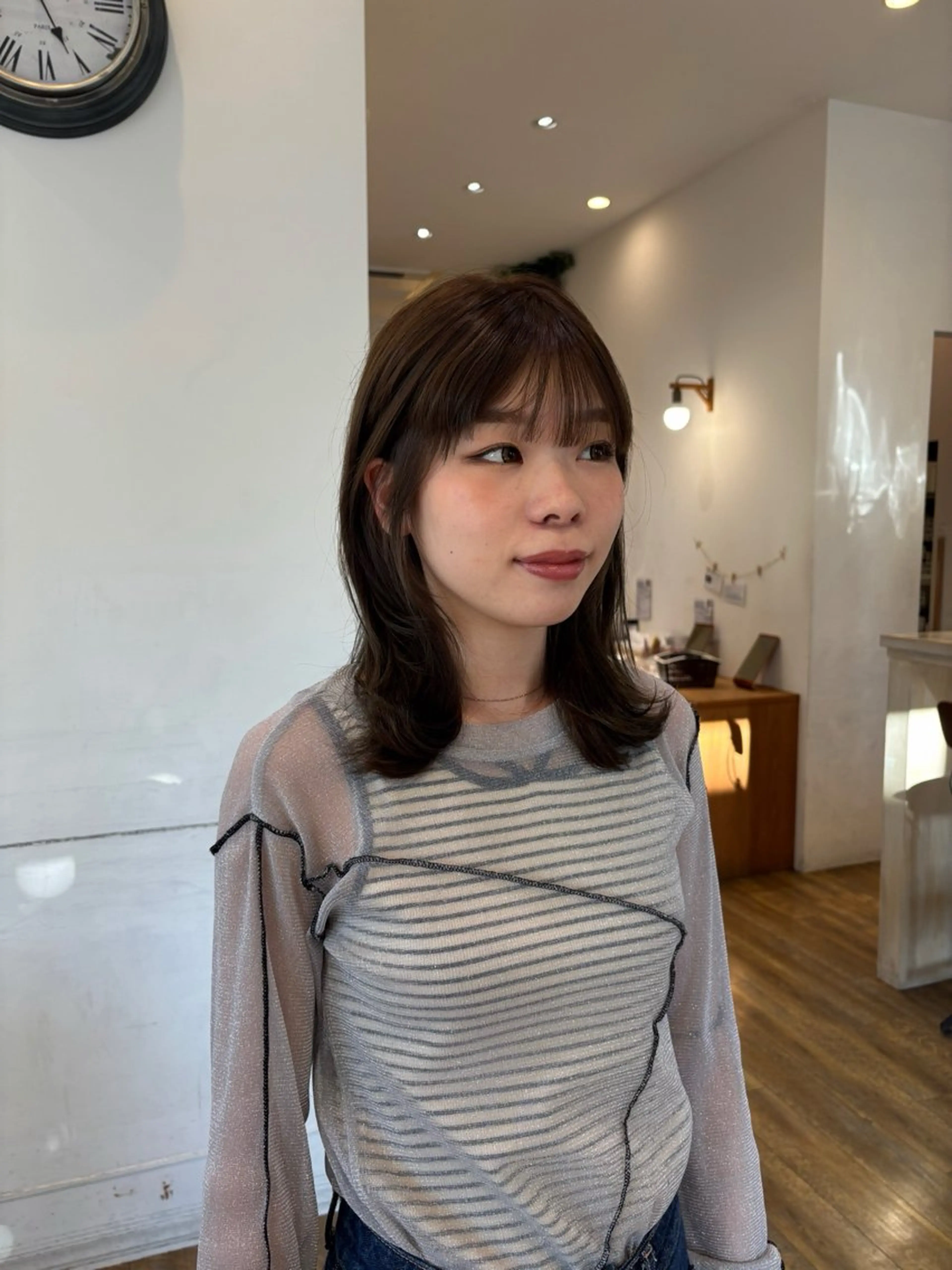 ミディアム 和泉市/mahae/ 齋藤のヘアスタイル