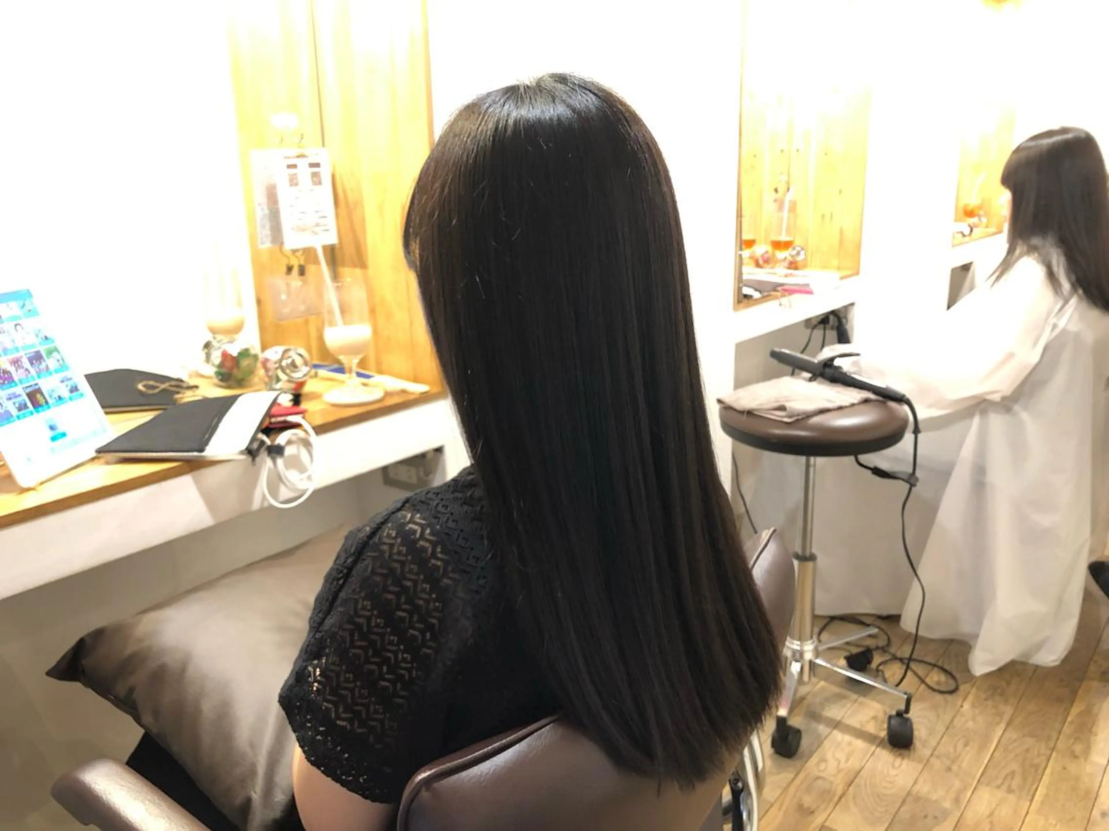 ロング 白髪ぼかし/メンズ パーマ/近野浩隆のヘアスタイル