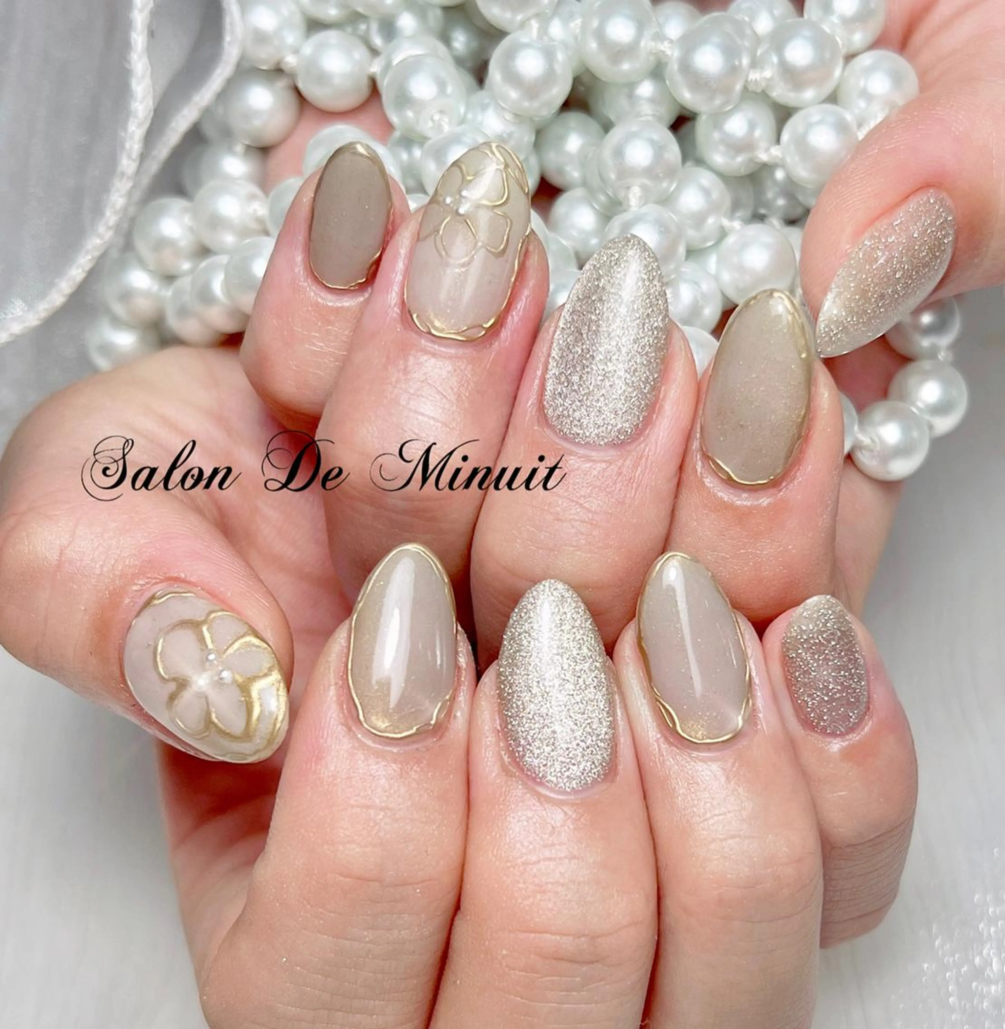 ネイル ハンドネイル ハンドケア Momo 🤍のネイルデザイン