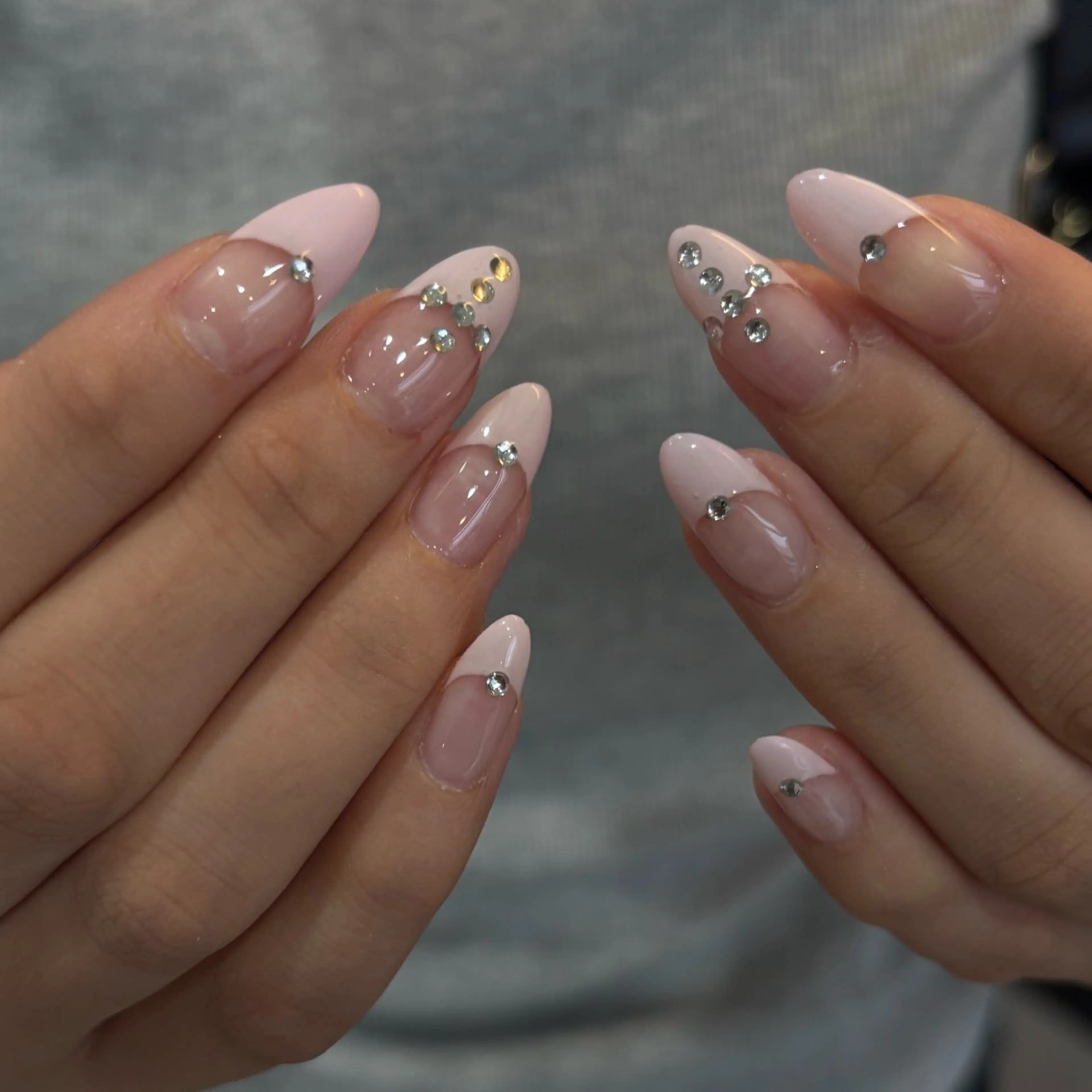 ネイル フレンチネイル ピンク ハンドネイル mood mitsukiのネイルデザイン