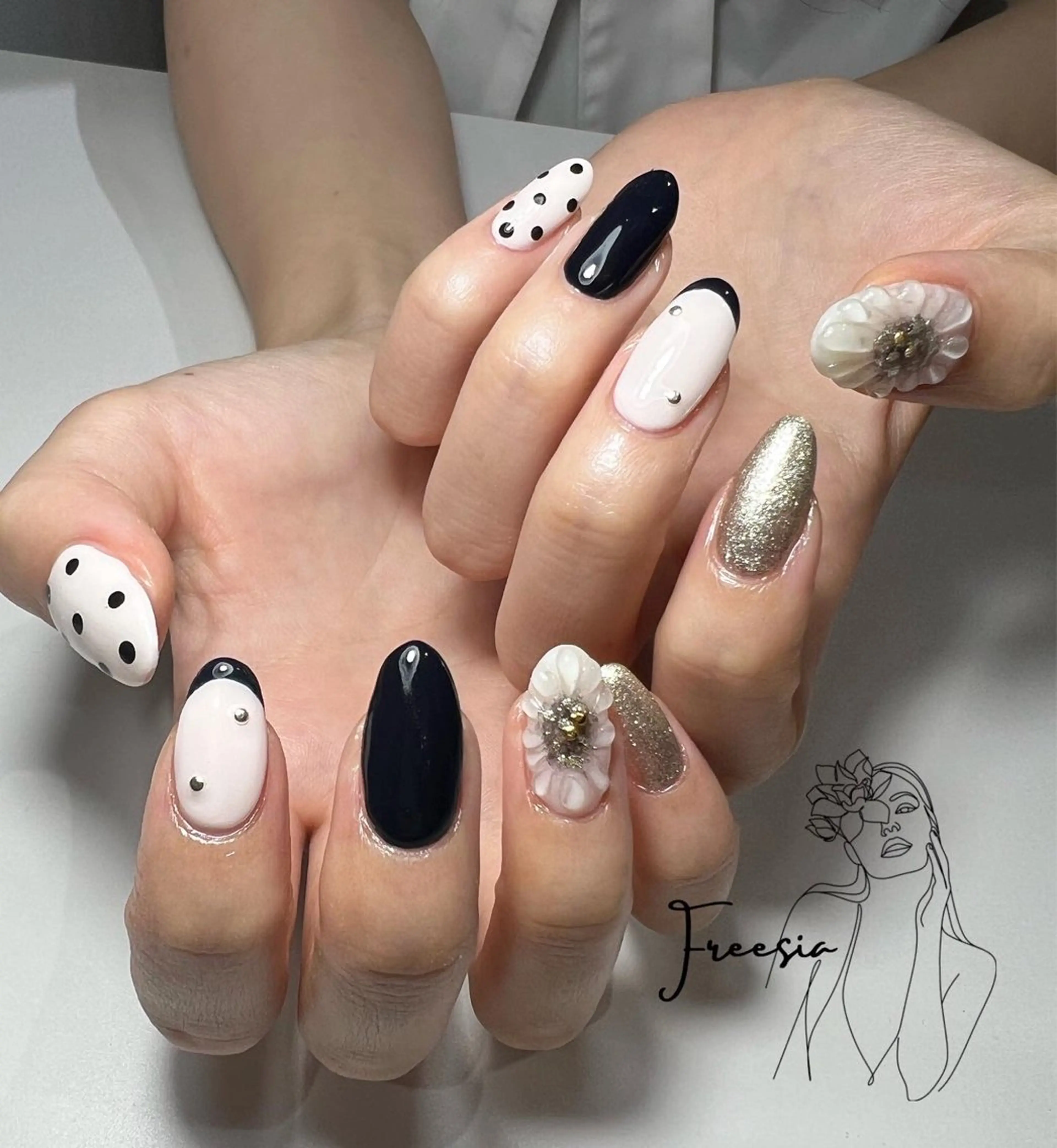 ◆<オフ無し>お持ち込みデザイン120分 💅￥11000の写真