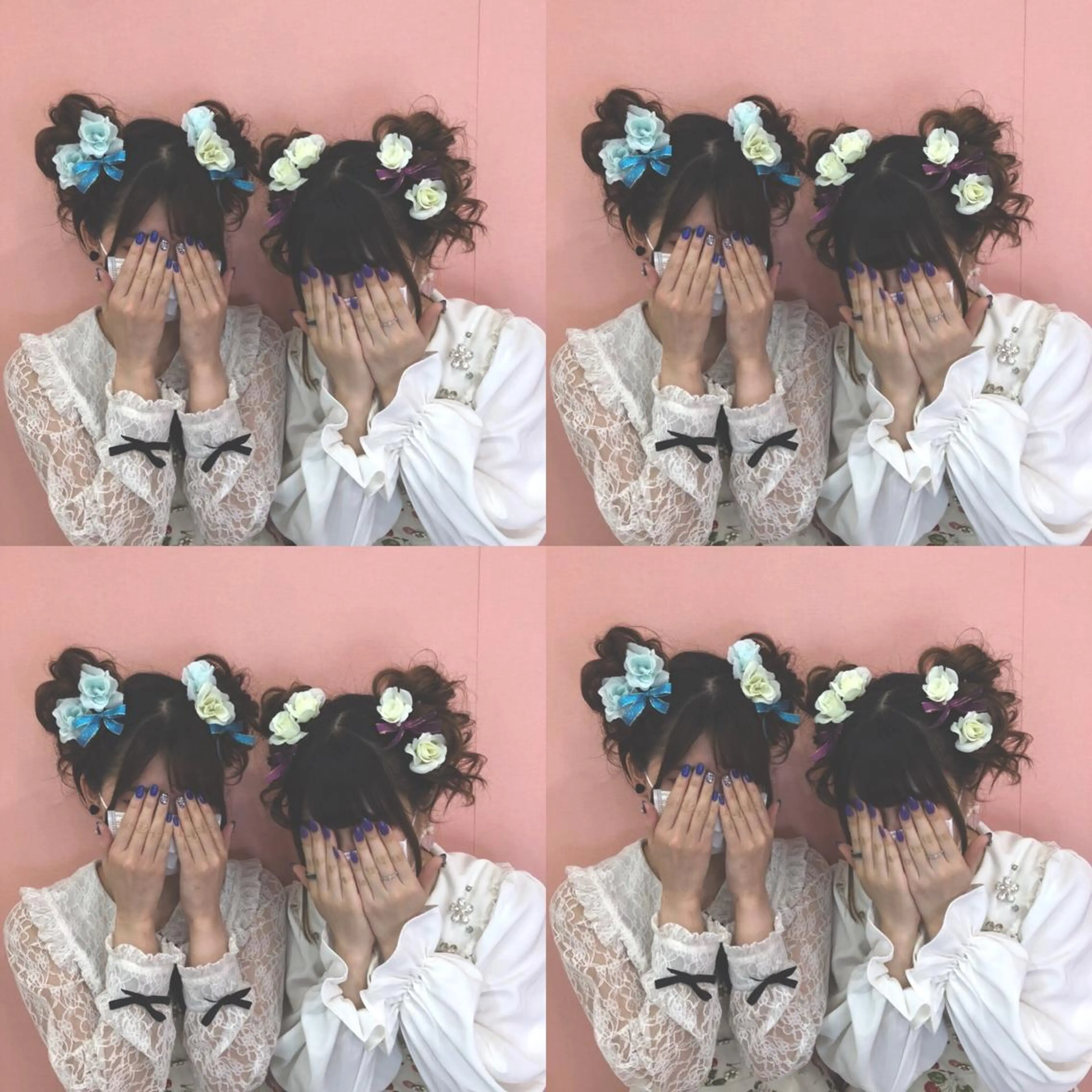 セミロング ヘアアレンジ お団子ヘア ヘアセット 🌷MAYU 🌷のヘアスタイル