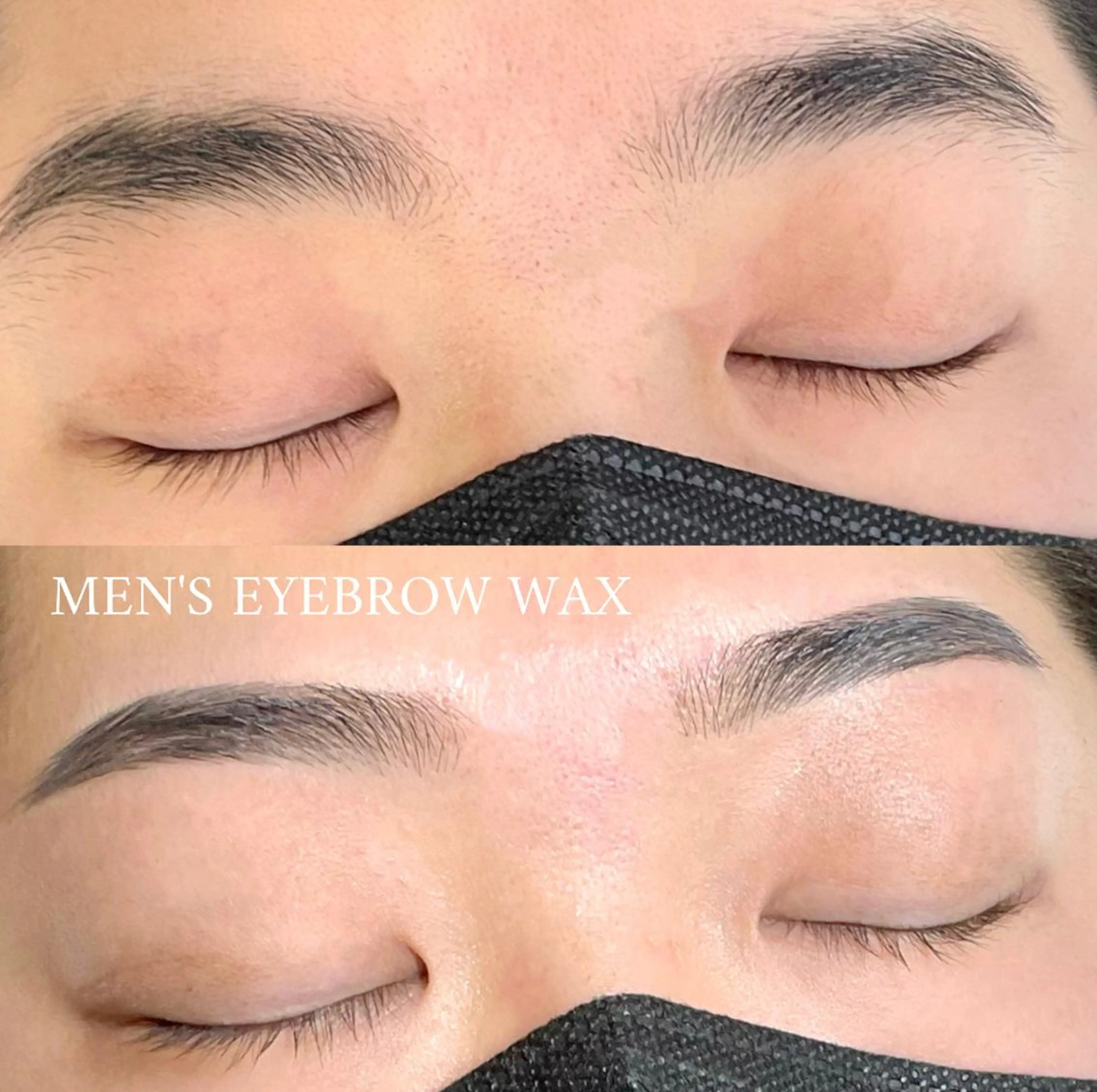 アイブロウ メンズアイブロウ 眉毛ワックス脱毛 Le'a first ‎🤍店長yuukaのマツエク・マツパデザイン