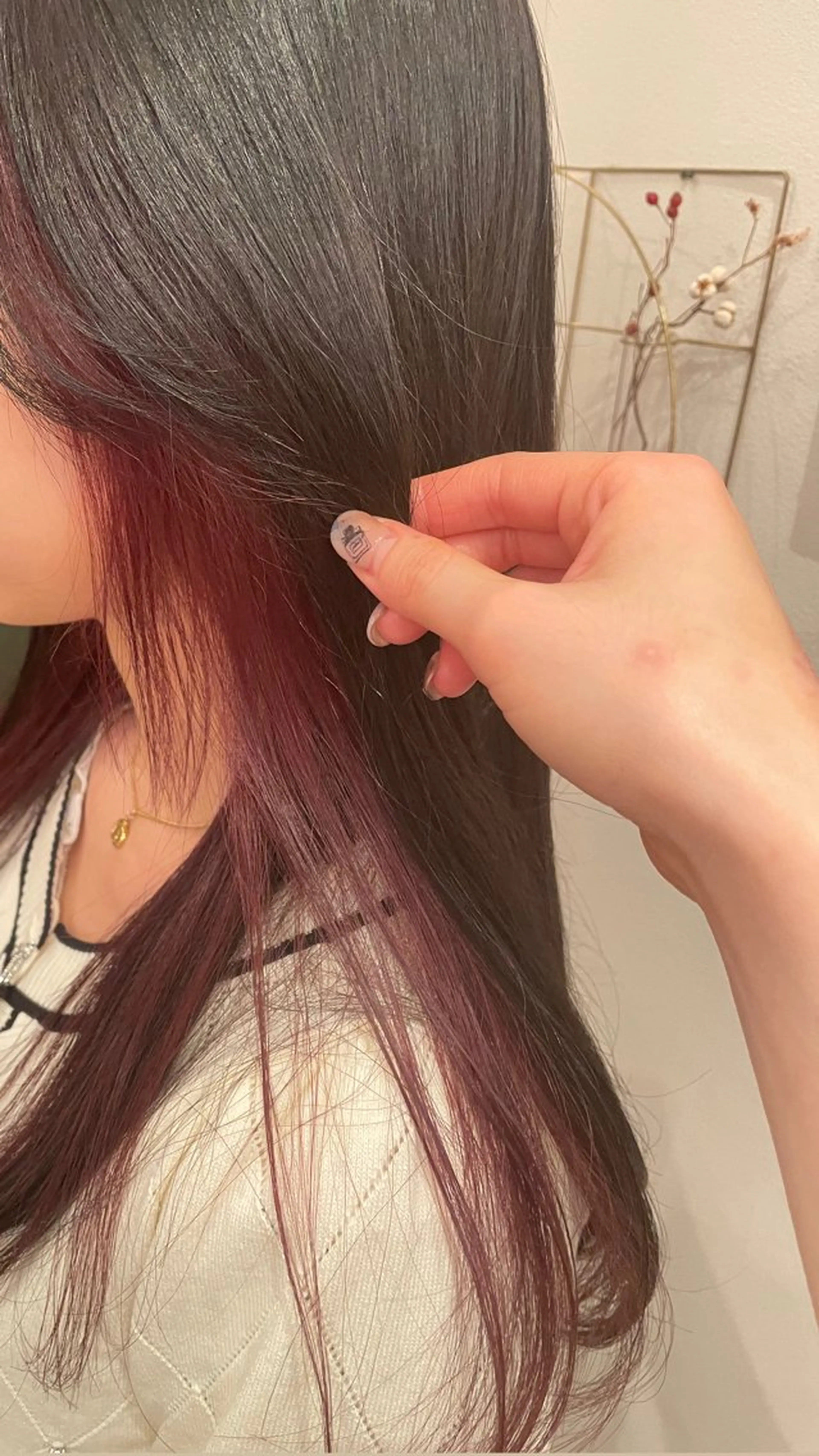 カラー 七ッ星+国立 momokaのヘアスタイル