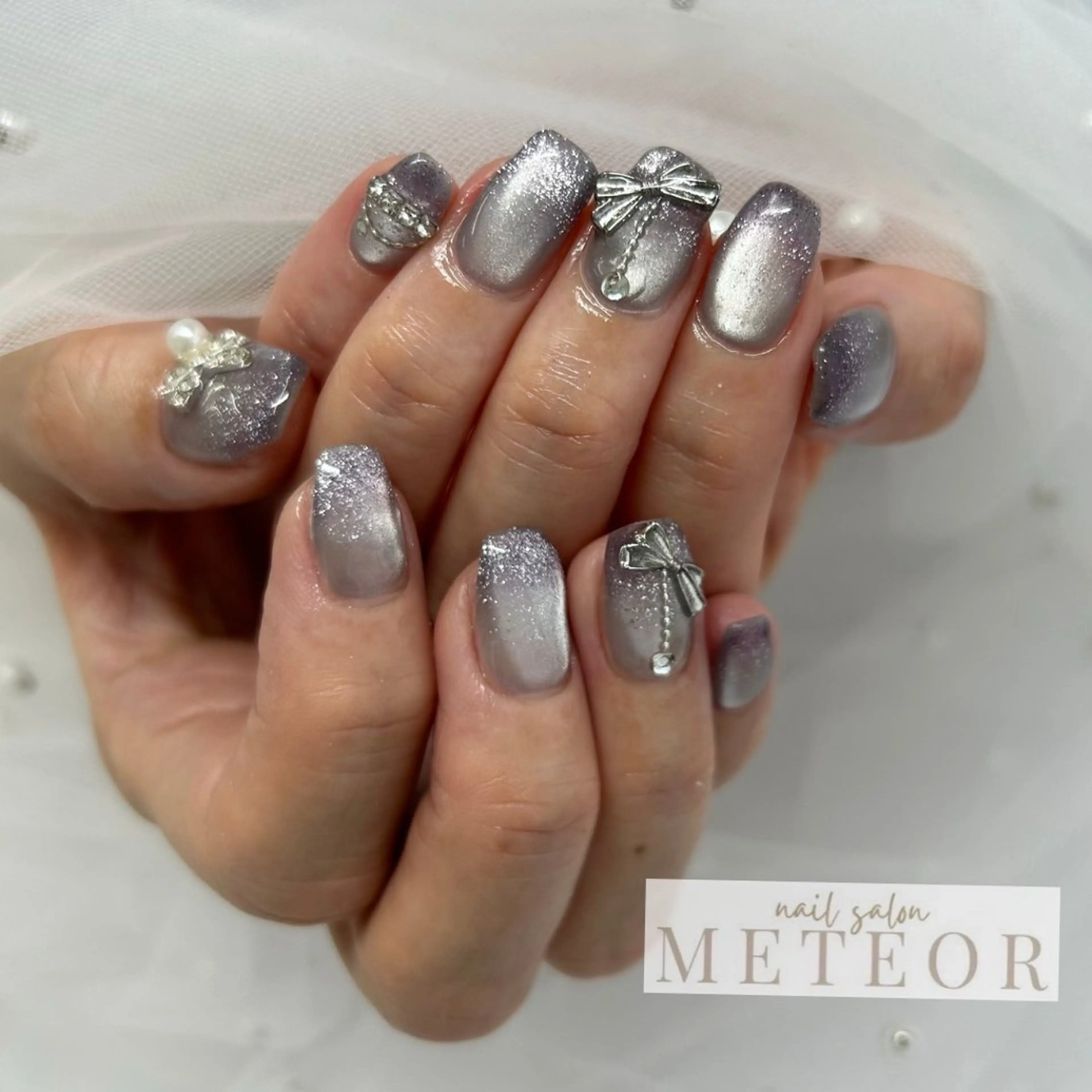 ミディアム ハンドネイル nailsalon meteor所属・METEOR💫 staffのネイルデザイン