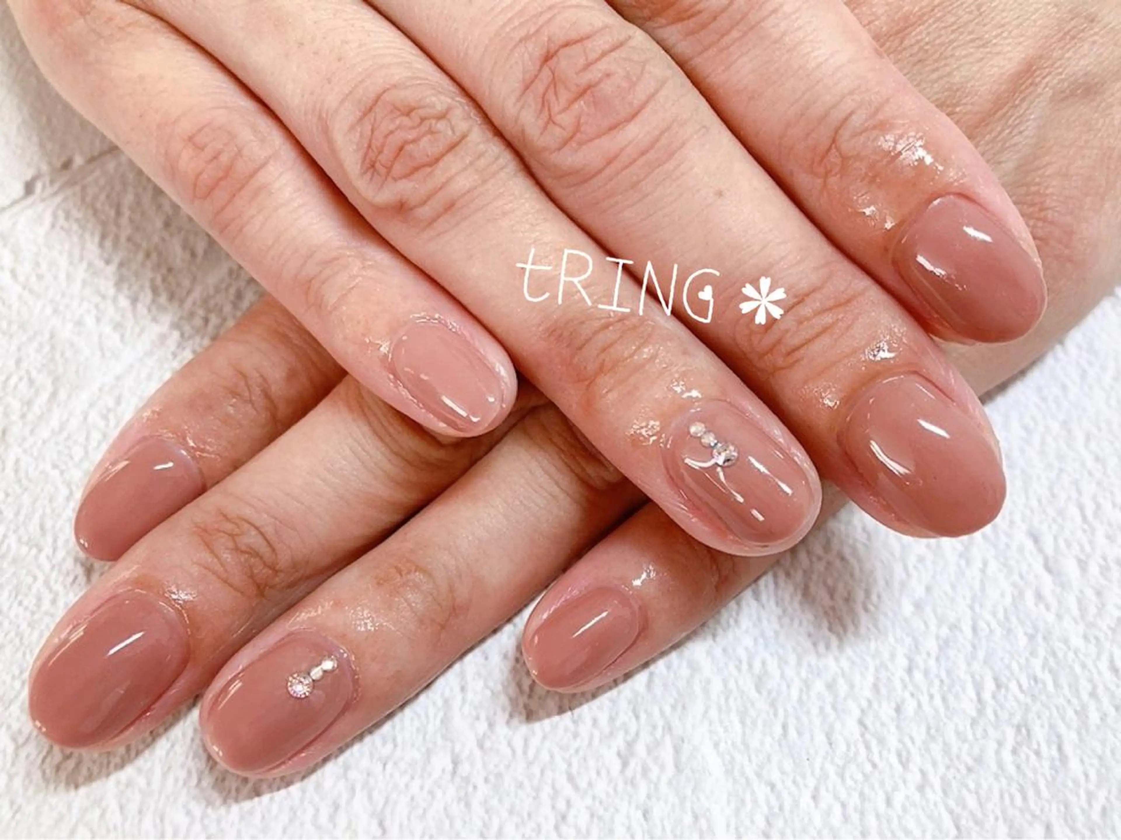 ネイル ハンドネイル tRING＊ しいの木台のネイルデザイン