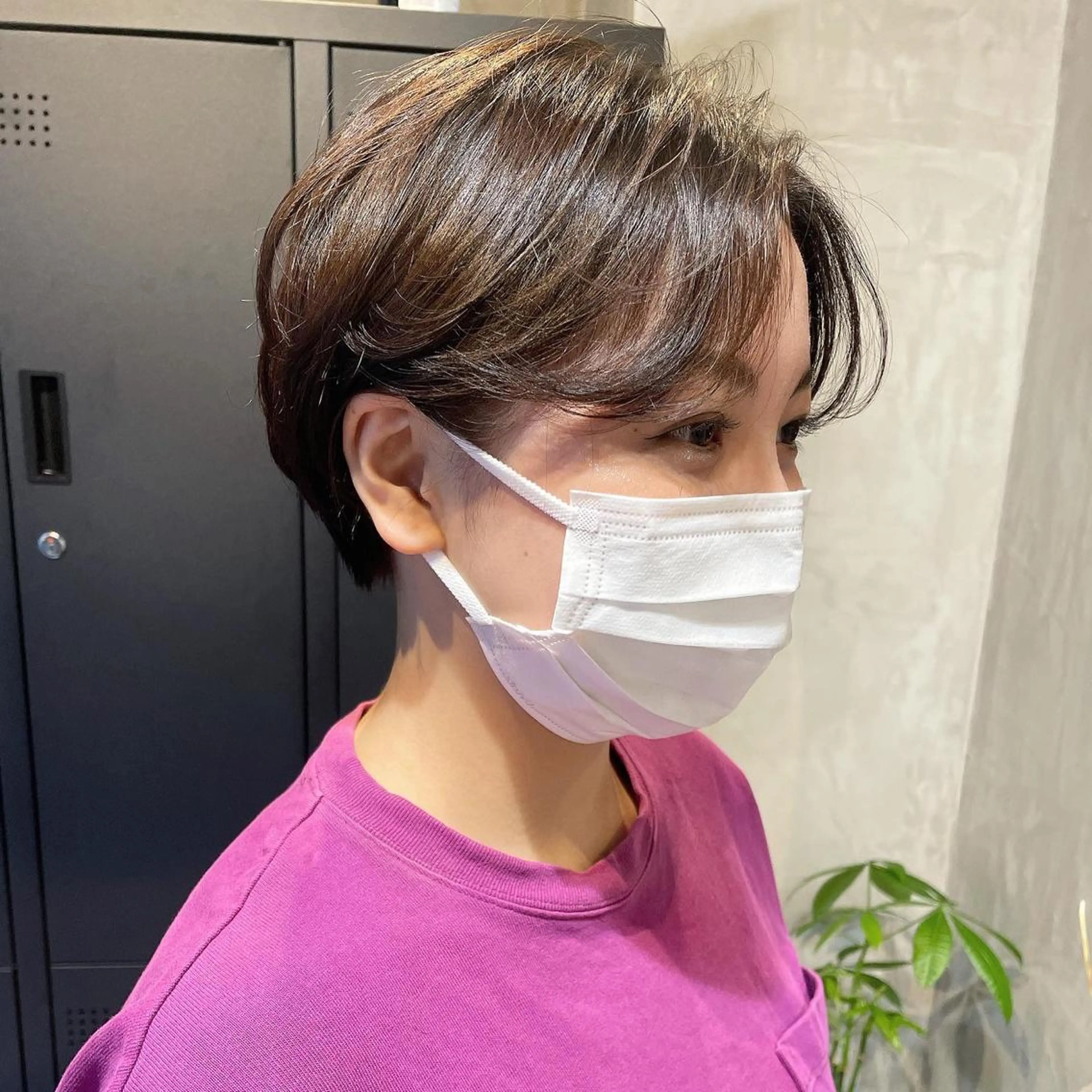 ショート カット ヘアカラー ヤマモト マイのヘアスタイル