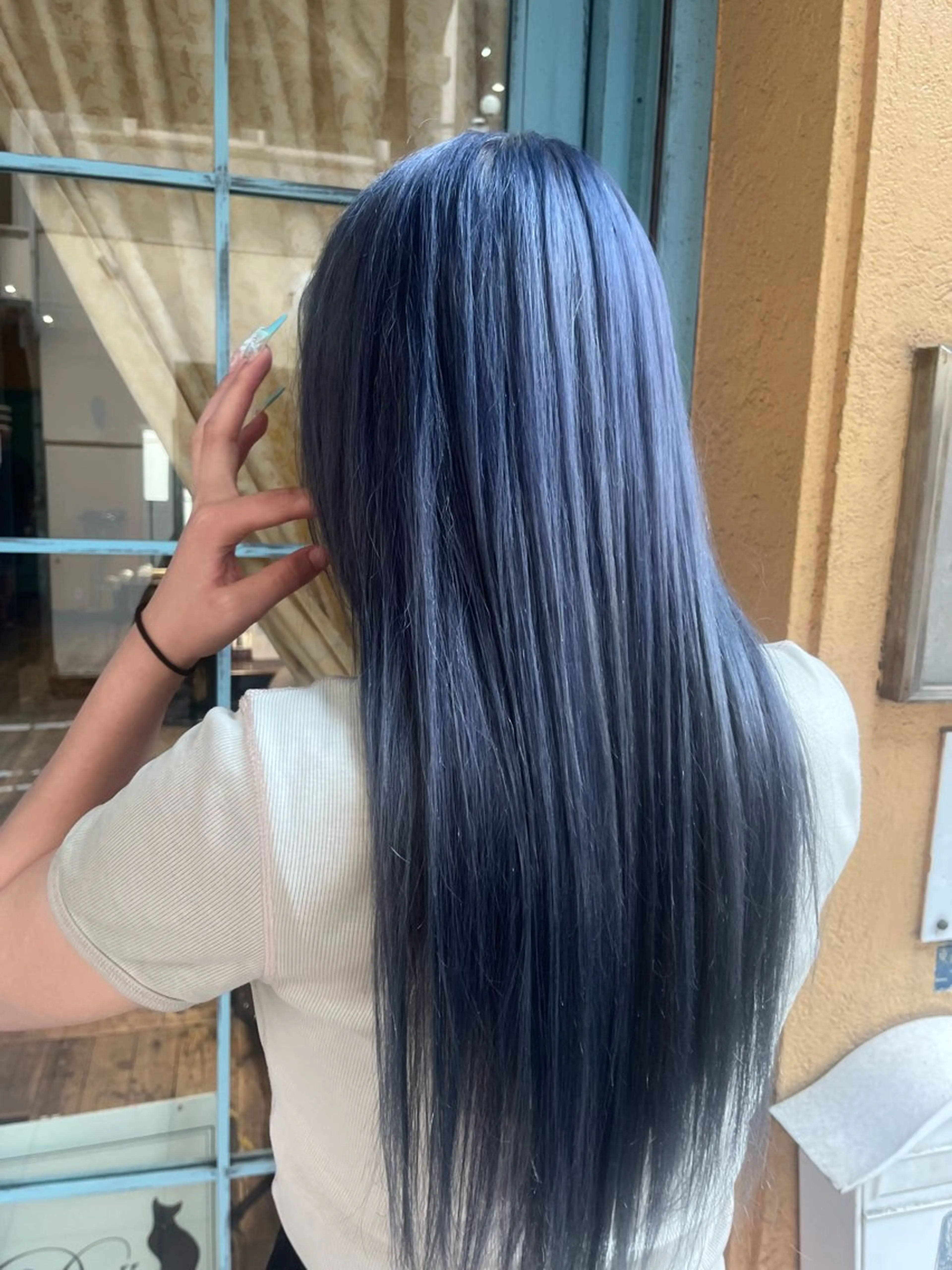 ロング カラー ヘアカラー みほ 心斎橋美容室のヘアスタイル