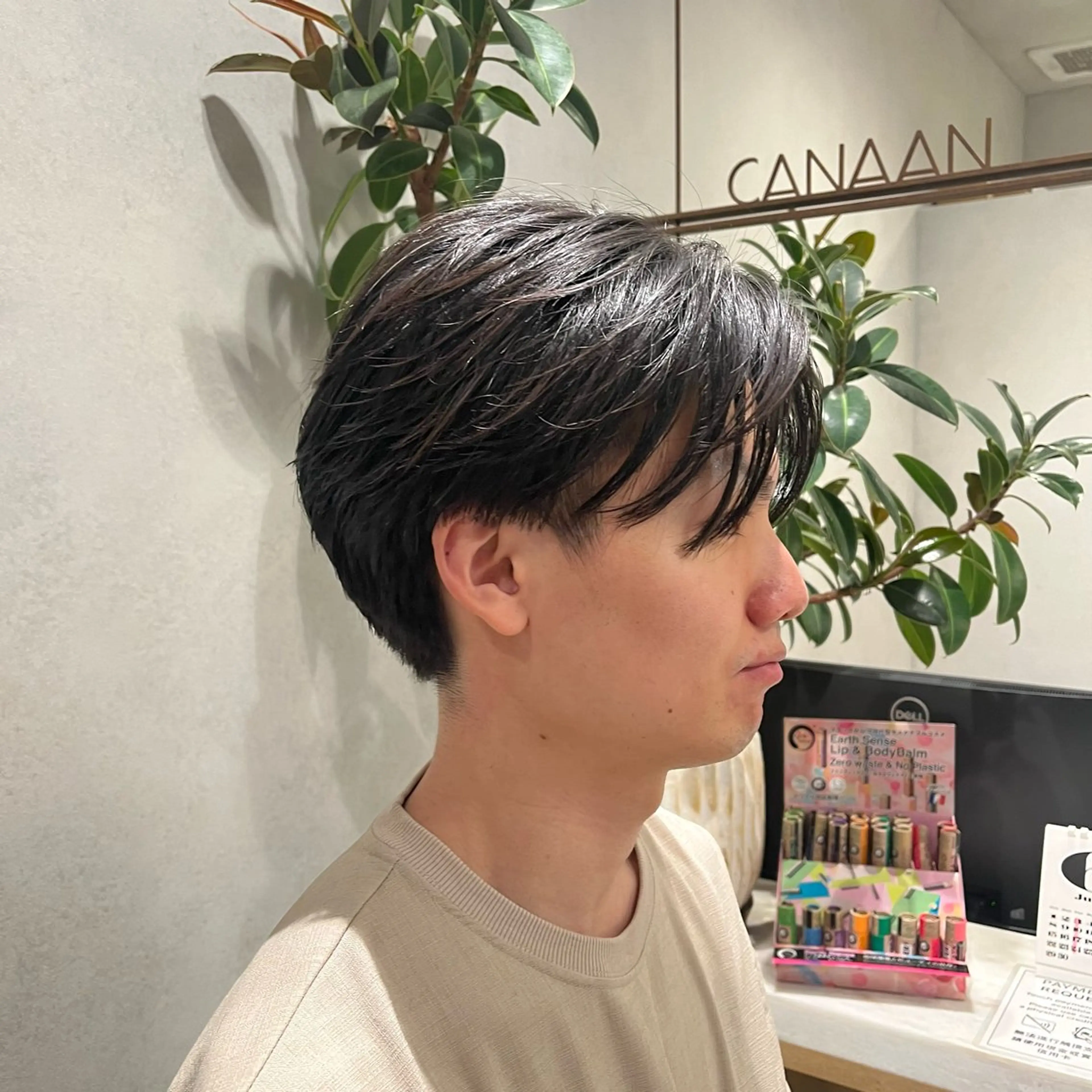 ショート パーマ メンズ メンズパーマ 刈り上げ ショートヘア カット 🌿‬ナチュラルヘア /パーマ/蒼真🍃のヘアスタイル