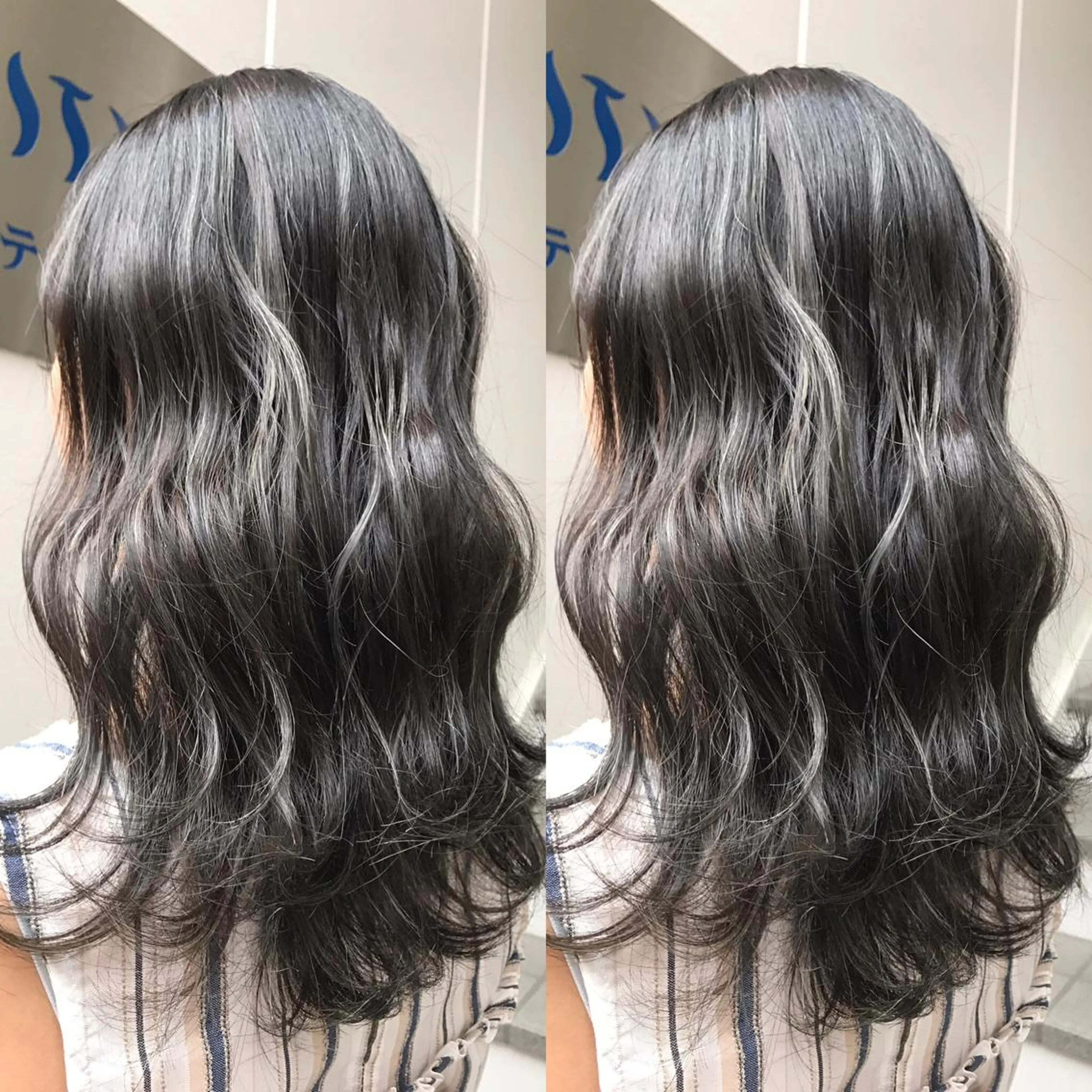 セミロング カラー ヘアアレンジ ヘアカラー トリートメント 縮毛矯正 髪質改善寺坂雄飛💐のヘアスタイル