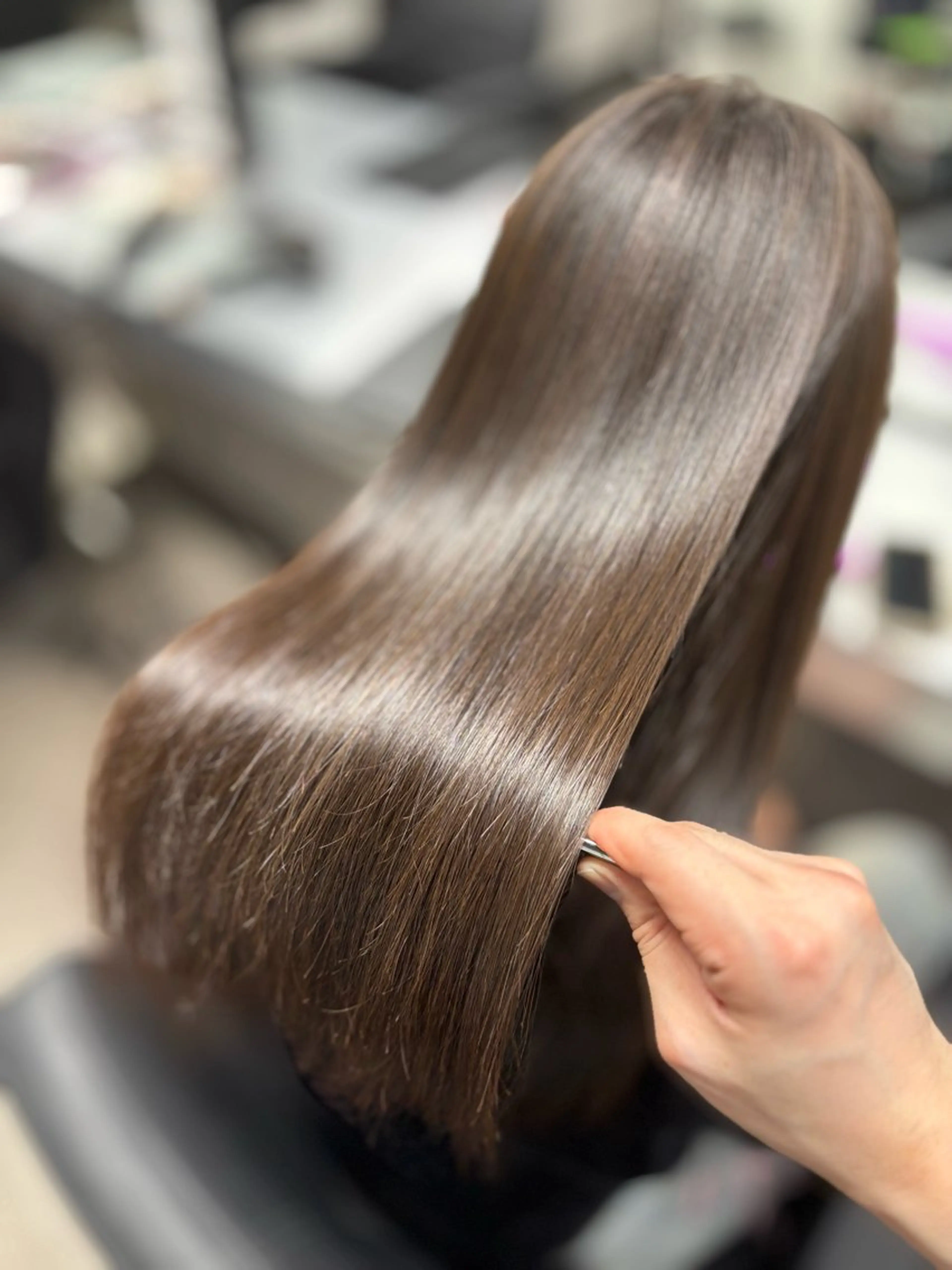 ミディアム カラー カット ヘアカラー トリートメント 【美髪/艶縮毛矯正】 ☘️Taketo☘️のヘアスタイル