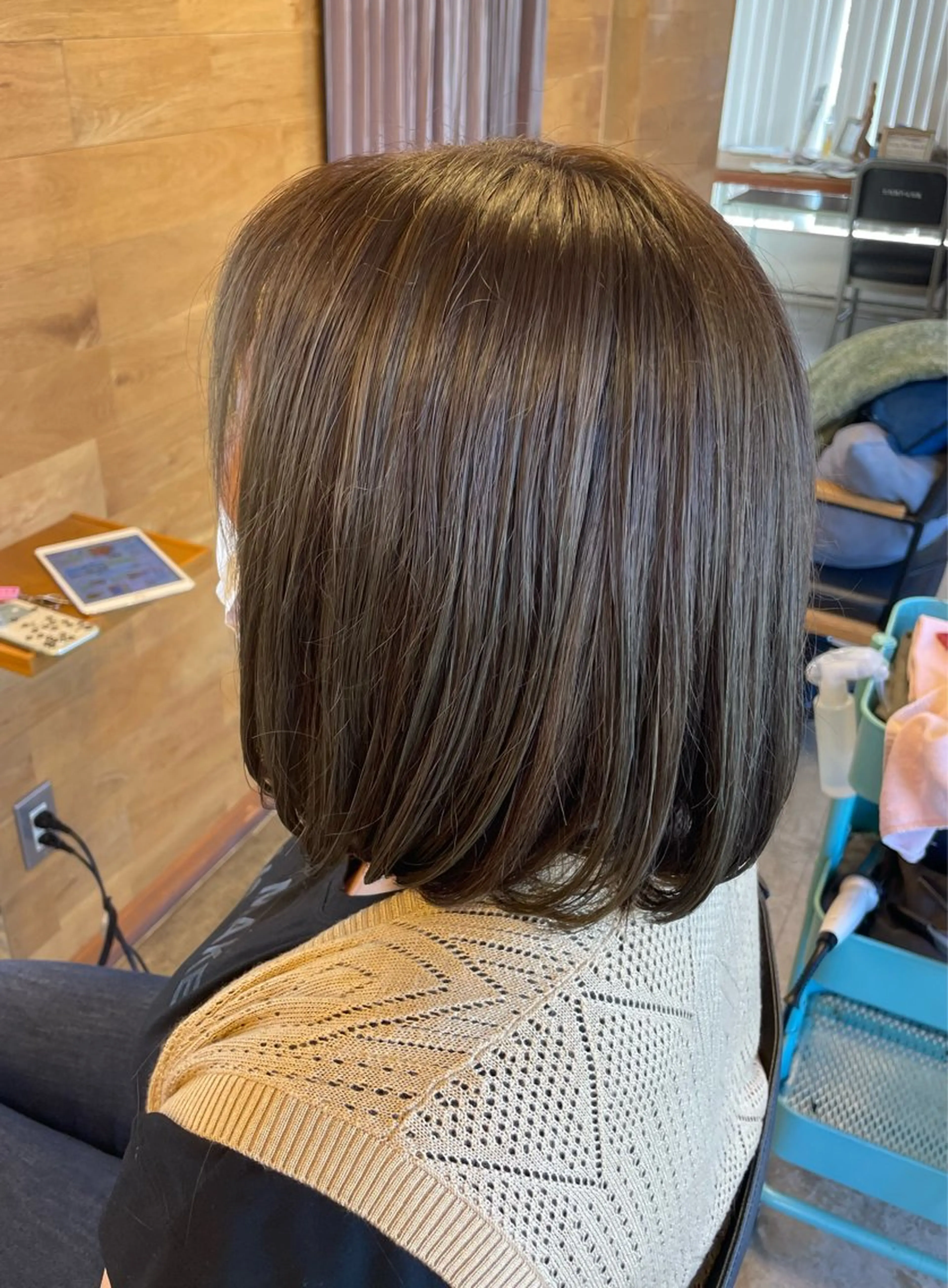 ミディアム Hair Salon Compass(ヘアサロン コンパス)所属・畑村 まゆみのヘアスタイル