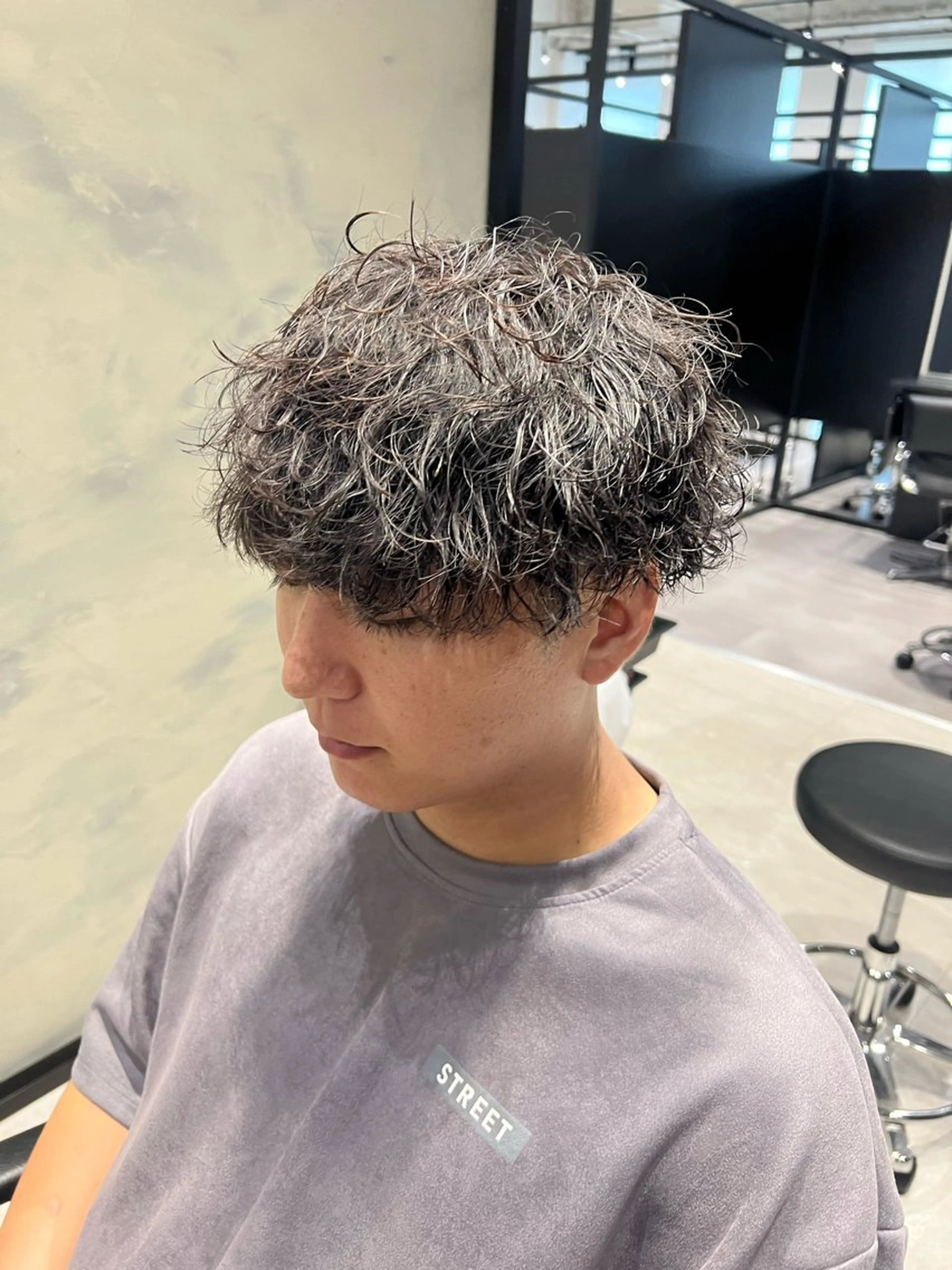 ショート カット パーマ バレイヤージュ職人 🔥代表YU-SHIのヘアスタイル