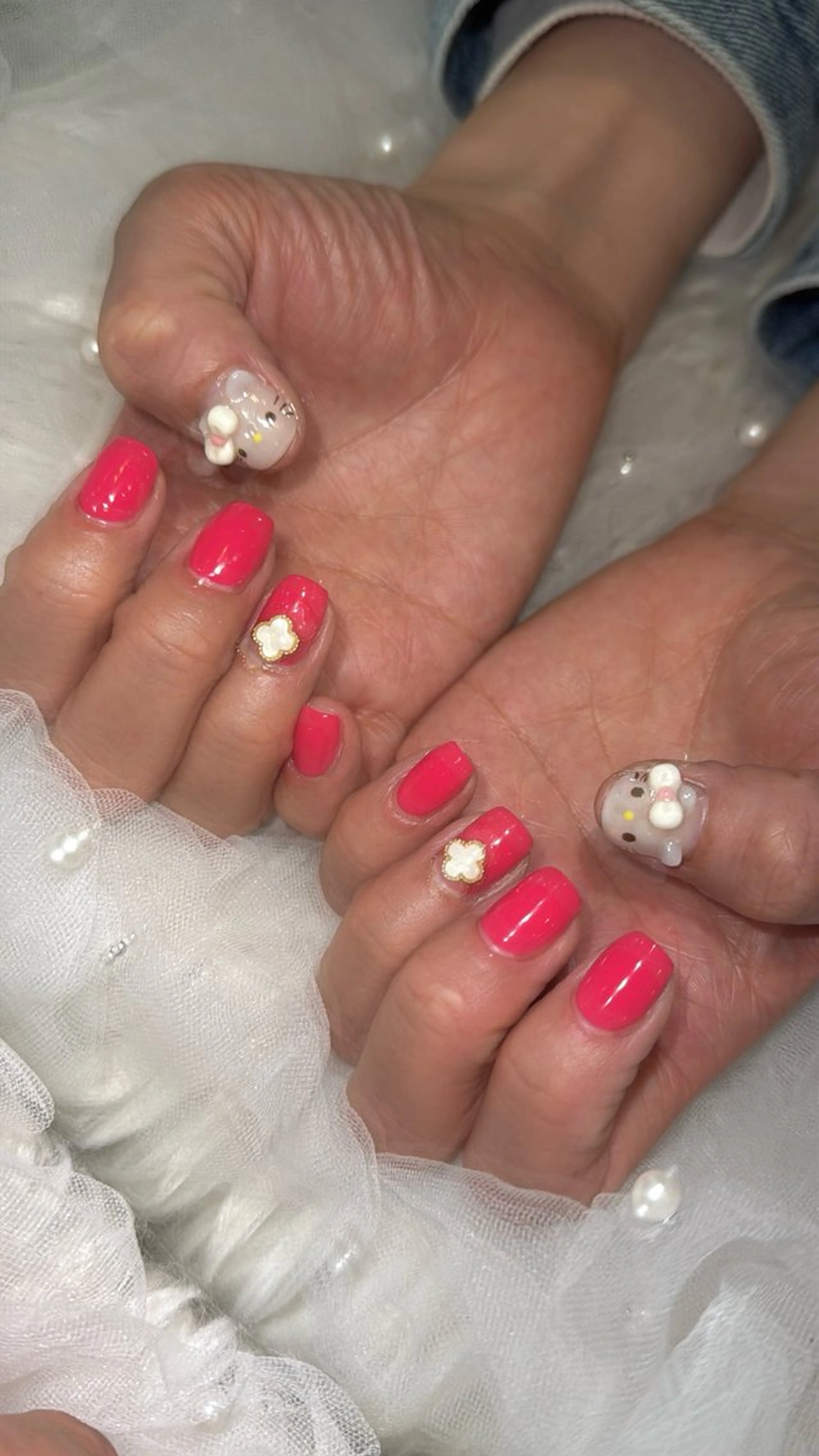 ネイル フラッシュネイル フラッシュマグ フットネイル フレンチネイル 韓国ネイル ハンドネイル SAKU nail 作島茜のネイルデザイン