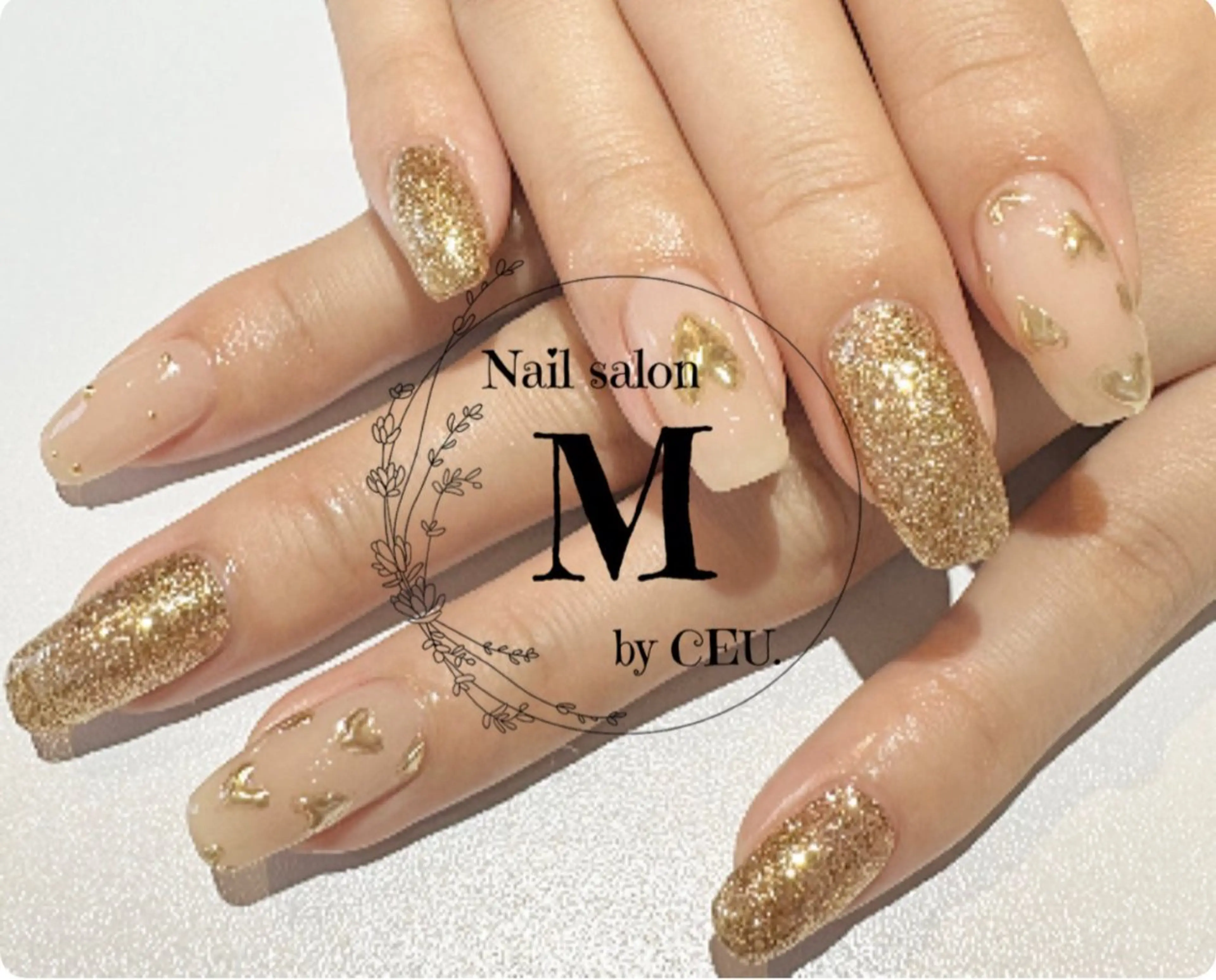 ネイル ハート 持ち込み Nail salon M所属・本郷台ネイル✳︎大人 女性隠れ家サロンのネイルデザイン