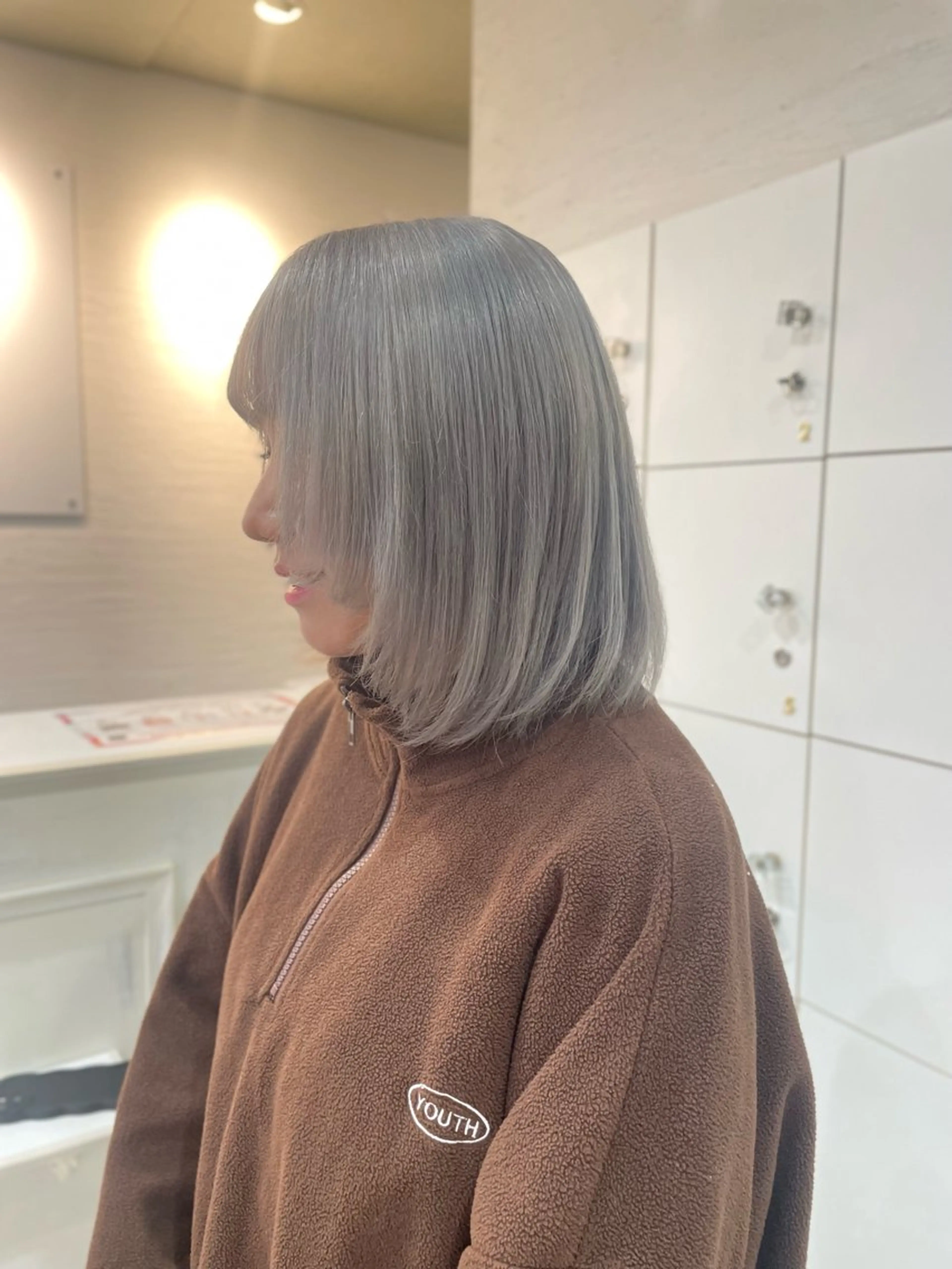 カラー 緑区/艶髪 🦋柿下のヘアスタイル
