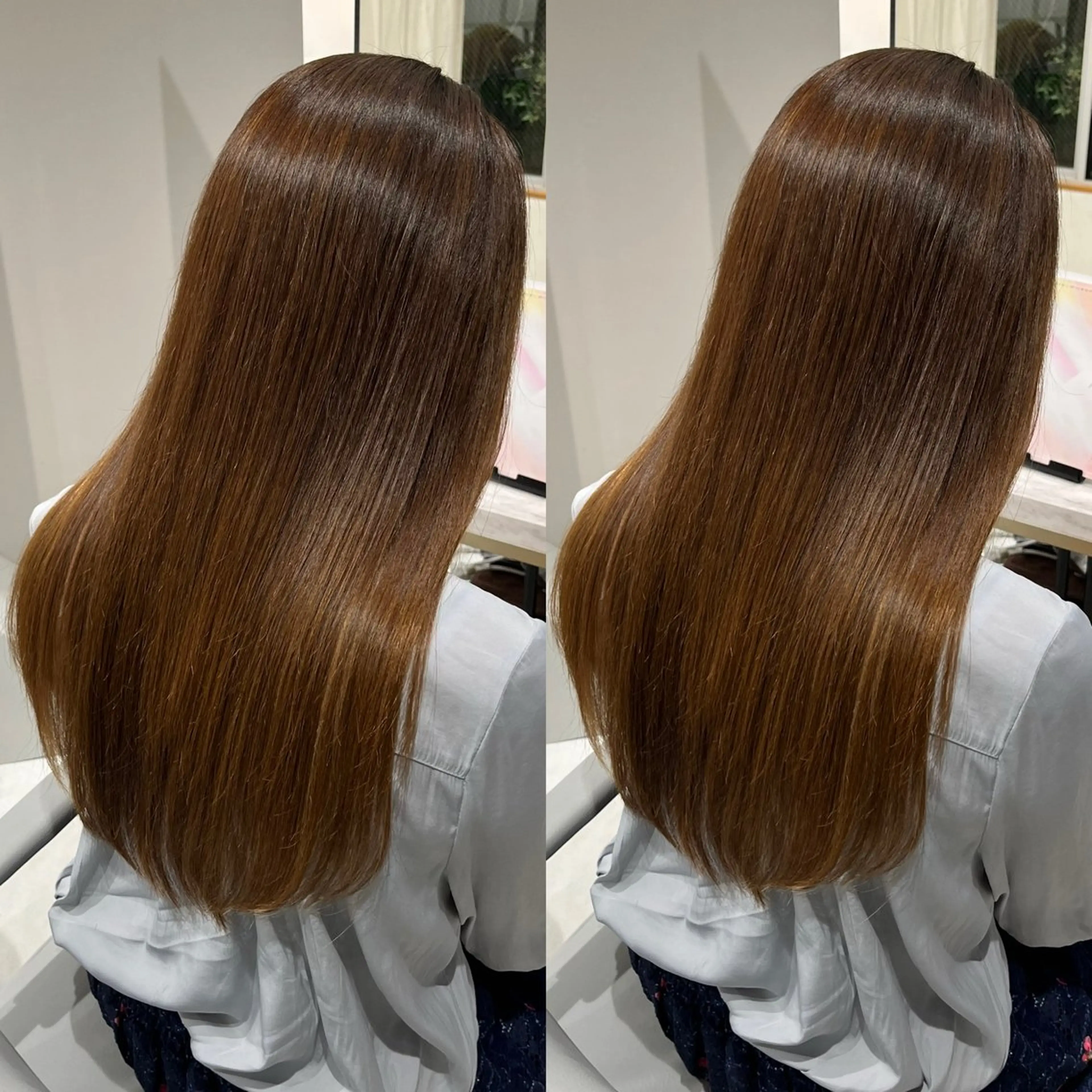 ロング カット ヘアカラー 縮毛矯正 トリートメント 新宿No.1艶髪矯正 美艶カラー/FUKAのヘアスタイル