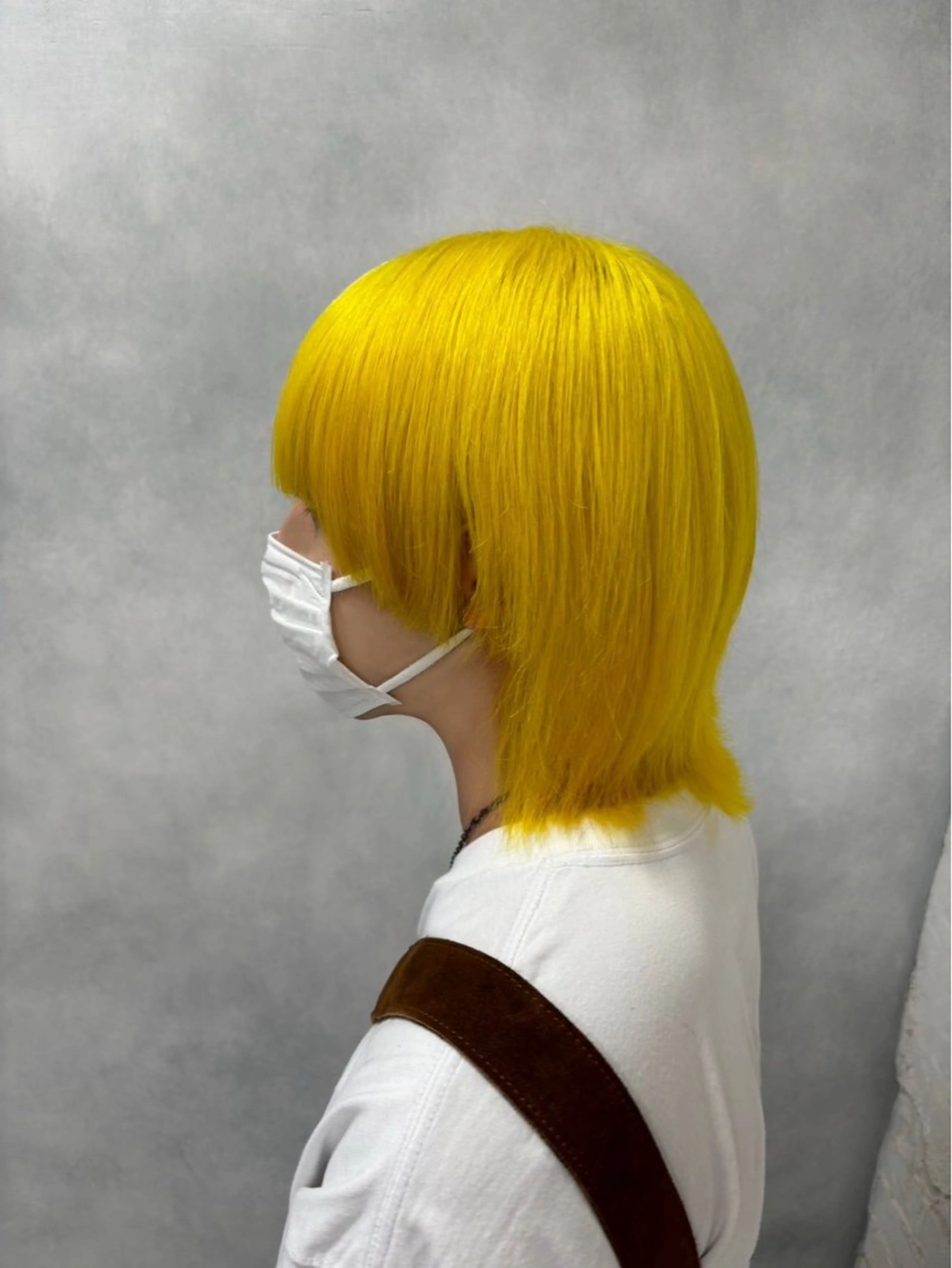 ショート カラー メンズ イエローカラー ヘアカラー トリートメント L studio【エルスタジオ】所属・元地雷系美容師🫶 RYUSEI🐈⬛のヘアスタイル