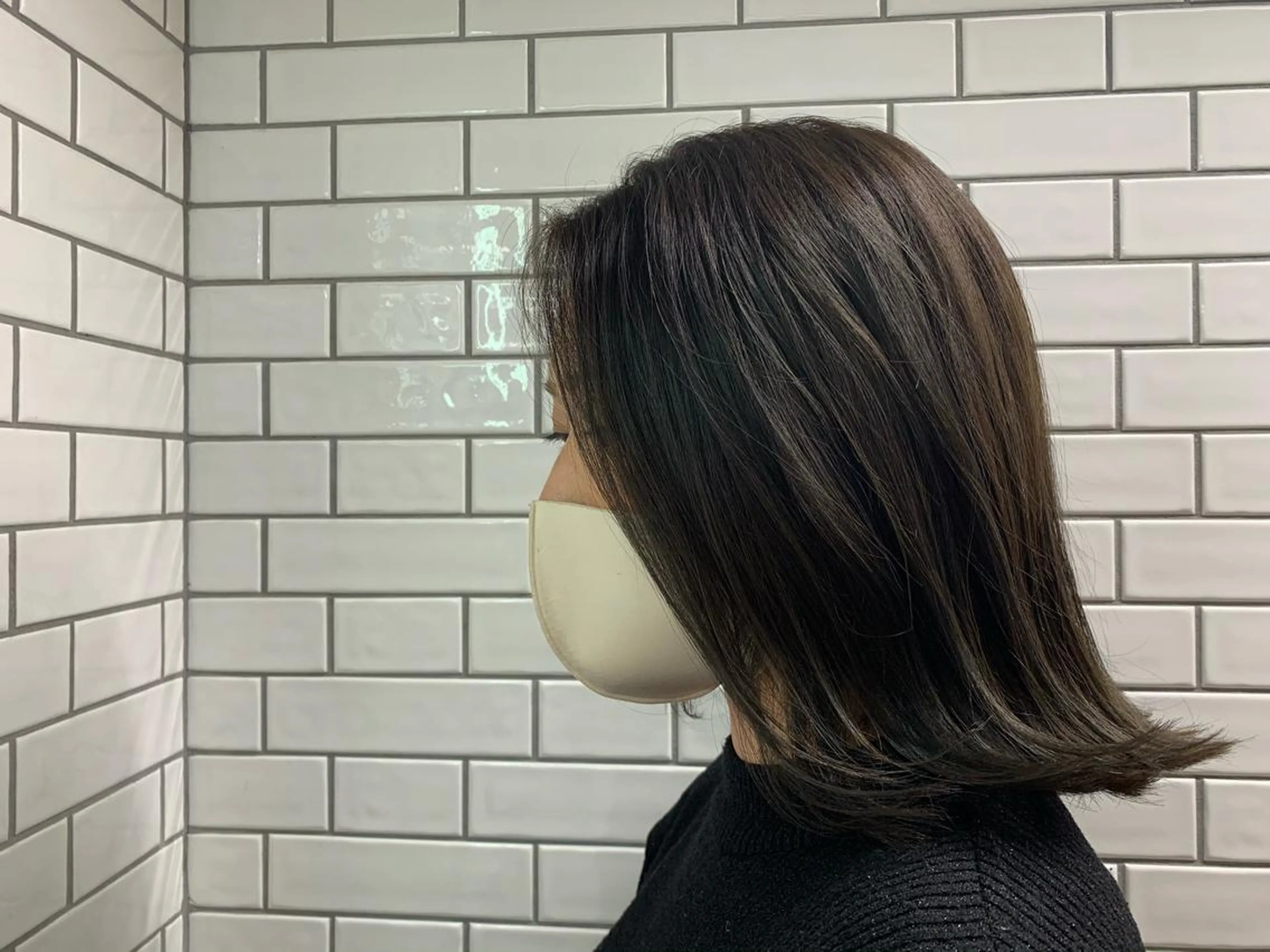 ミディアム カラー 💎艶髪💎縮毛矯正 /髪質改善/ひかるのヘアスタイル