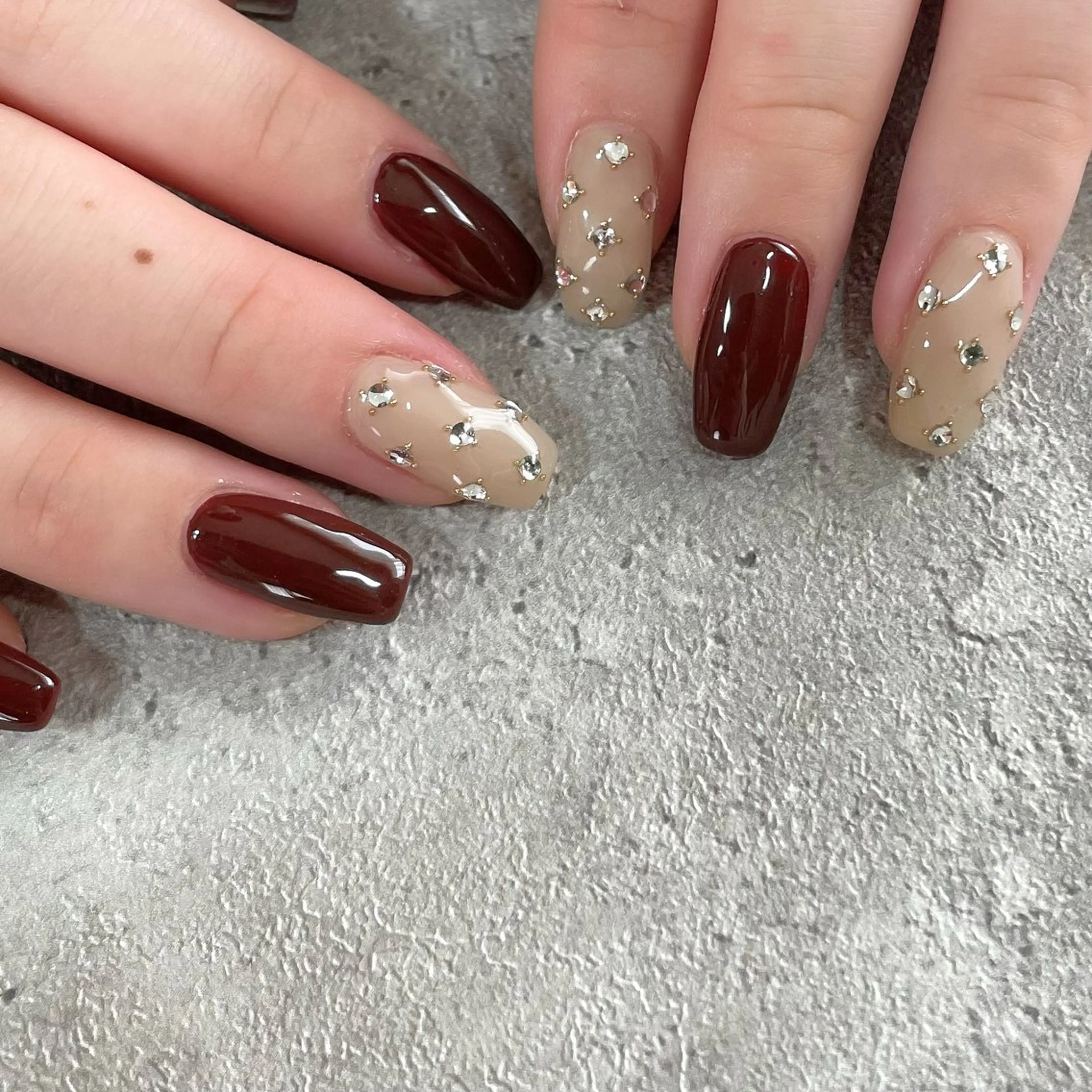 ネイル ジェルネイル 東 千夏のネイルデザイン