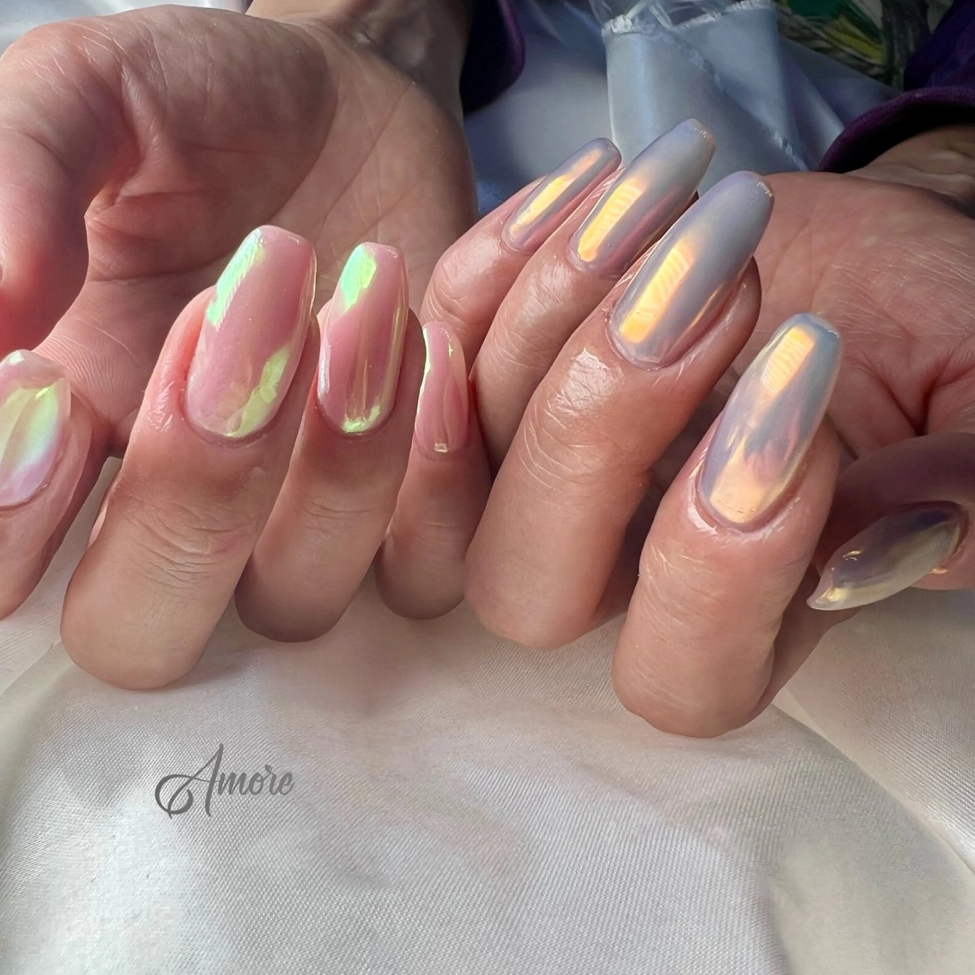 ネイル ジェルネイル キラキラネイル 韓国ネイル マグネットネイル パラジェル You kyehwaのネイルデザイン