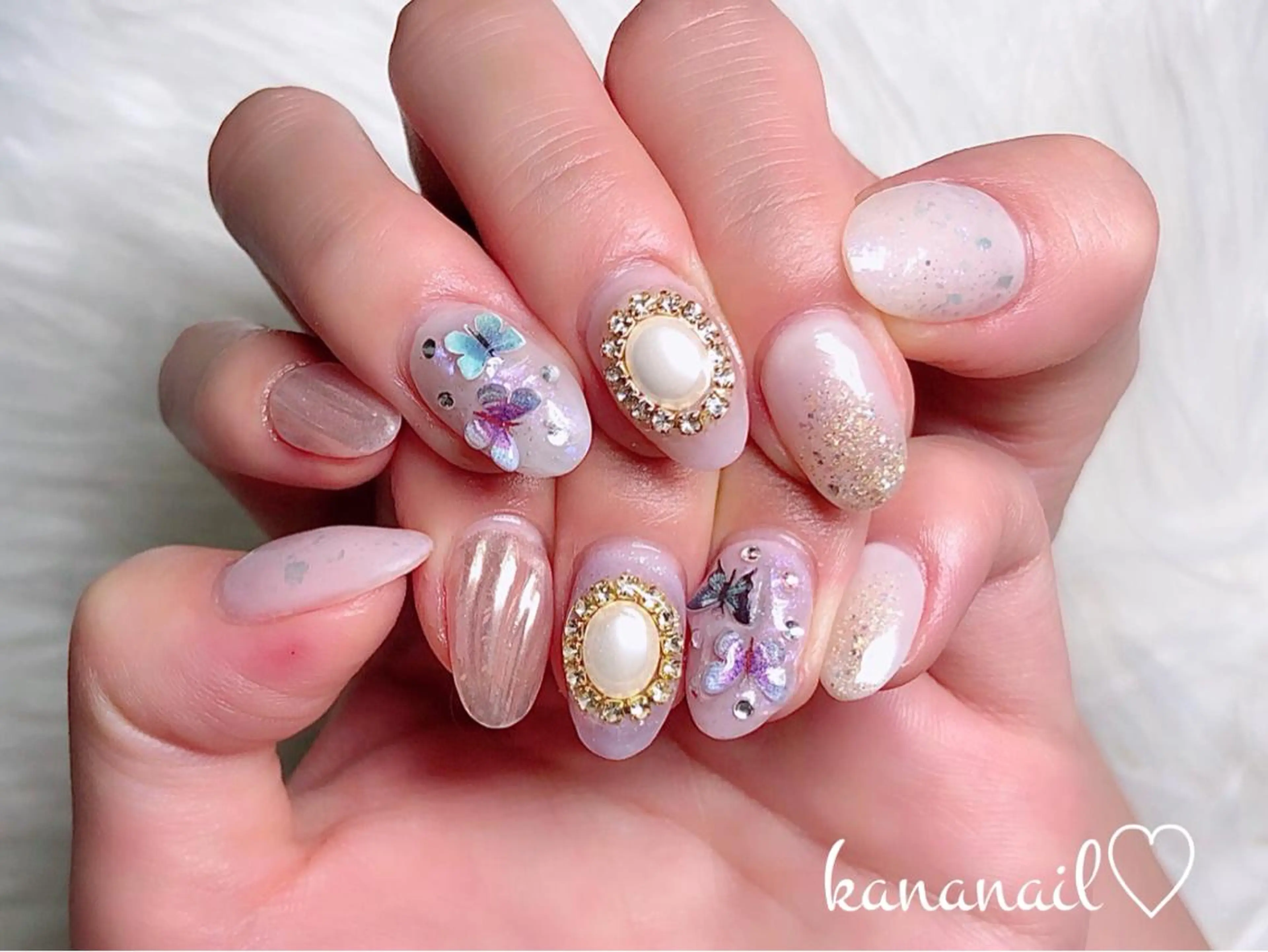 ネイル ミディアムネイル kananail ♡のネイルデザイン