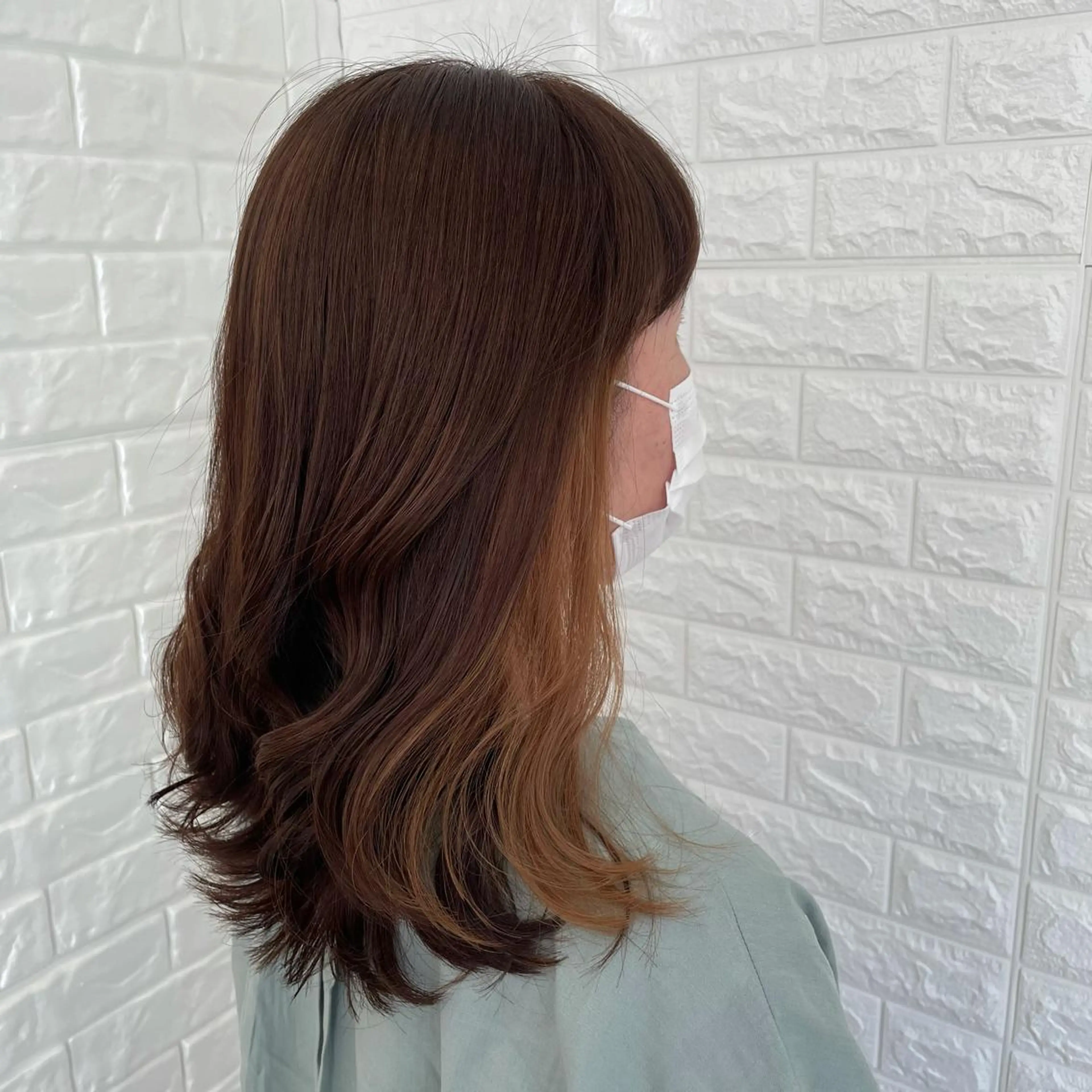 ロング カラー 〖 韓国hair 〗 室岡　咲希のヘアスタイル