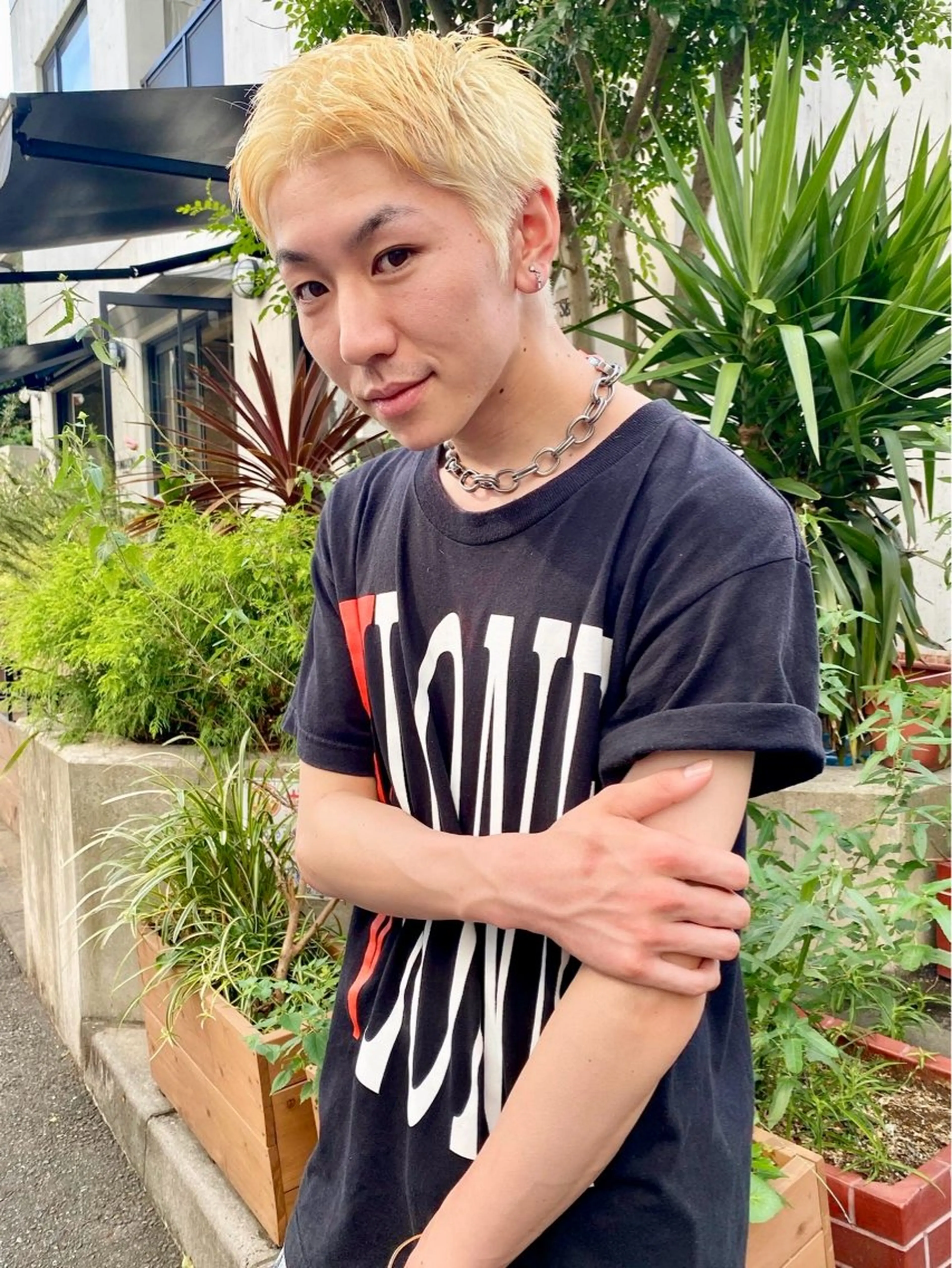 ショート ヘアアレンジ メンズ カット ヘアカラー ヘアセット 【池袋/スパイキー ショート】ⓝⓘⓜⓤのヘアスタイル