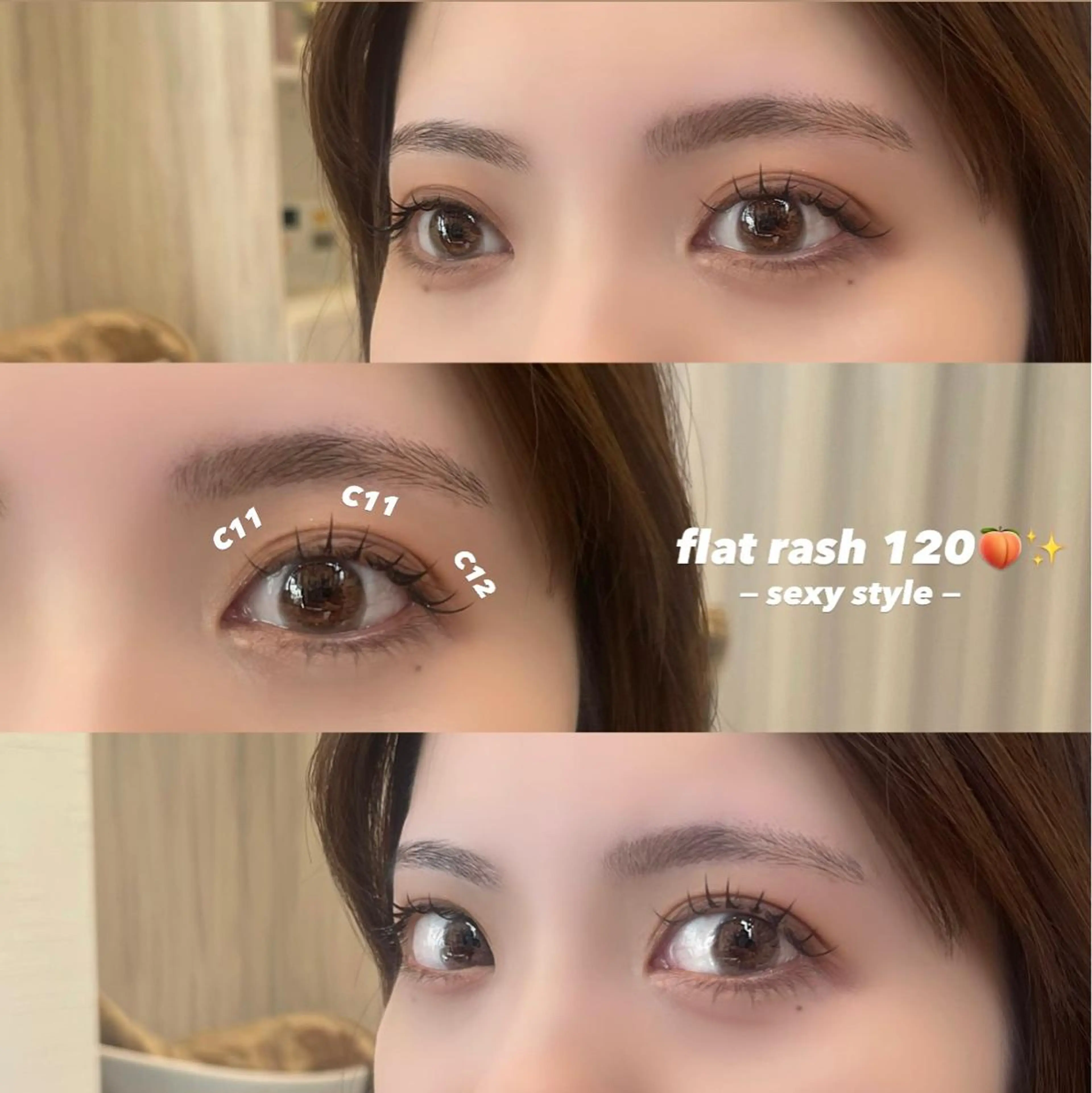 マツエク・マツパ マツエク 森川 紋茄のマツエク・マツパデザイン