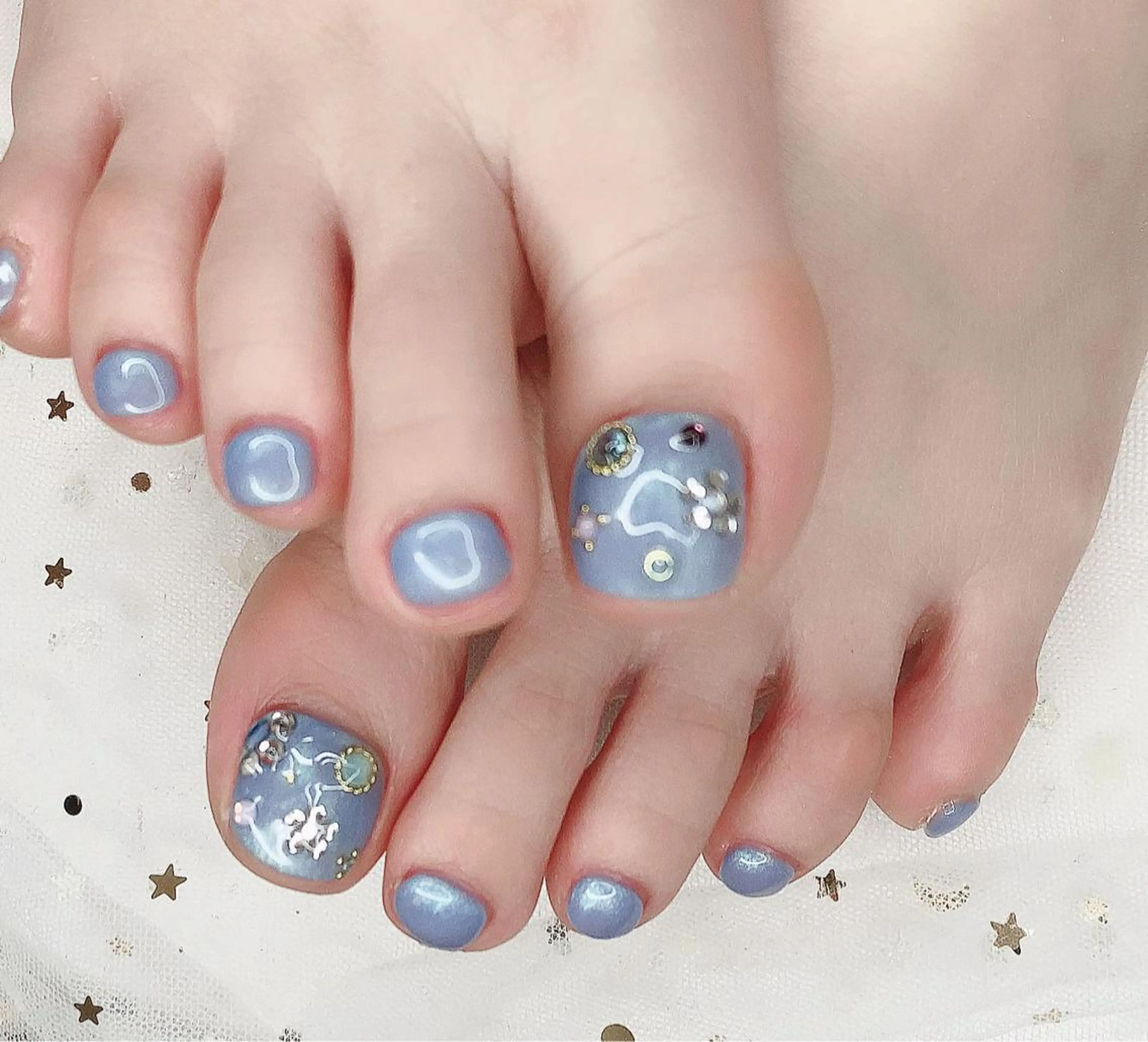 【フット】2本アートコース(オフ込み)の写真