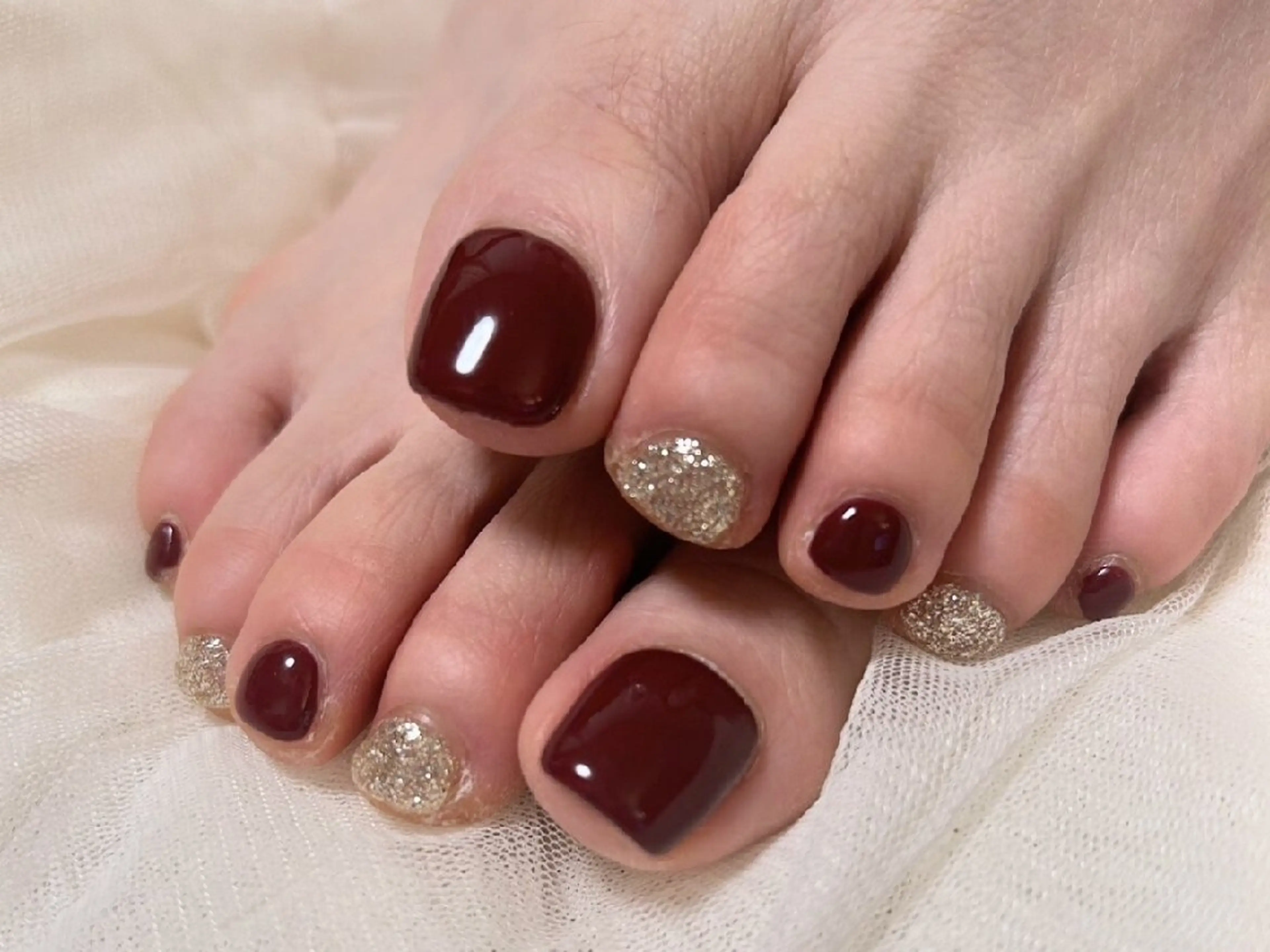 ネイル フットネイル ワンカラーネイル Bianca浦和西口 ⭐mitoのネイルデザイン