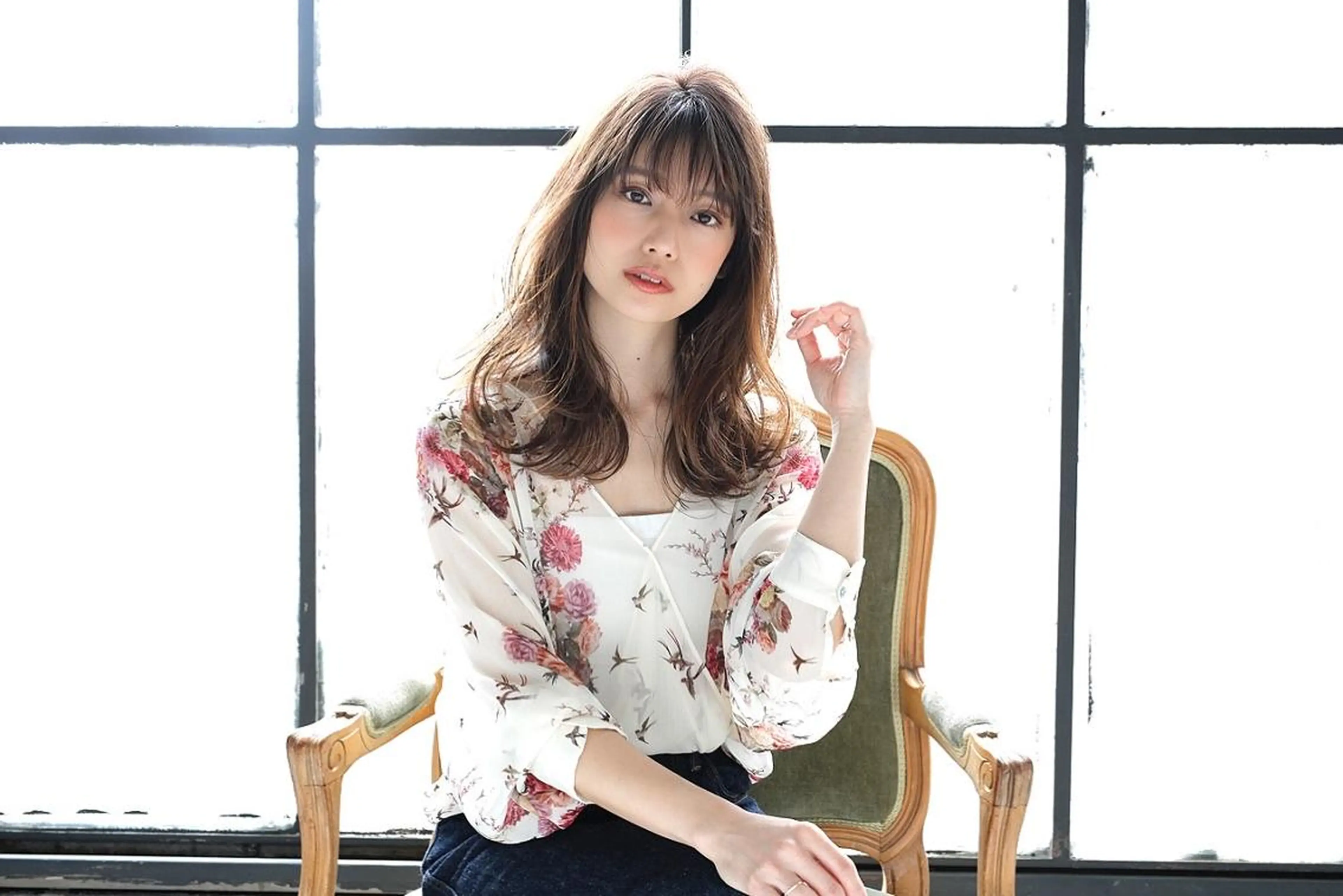 カラー ネイル マツエク・マツパ 韓国ヘア🕊村上 ののこ🕊のヘアスタイル