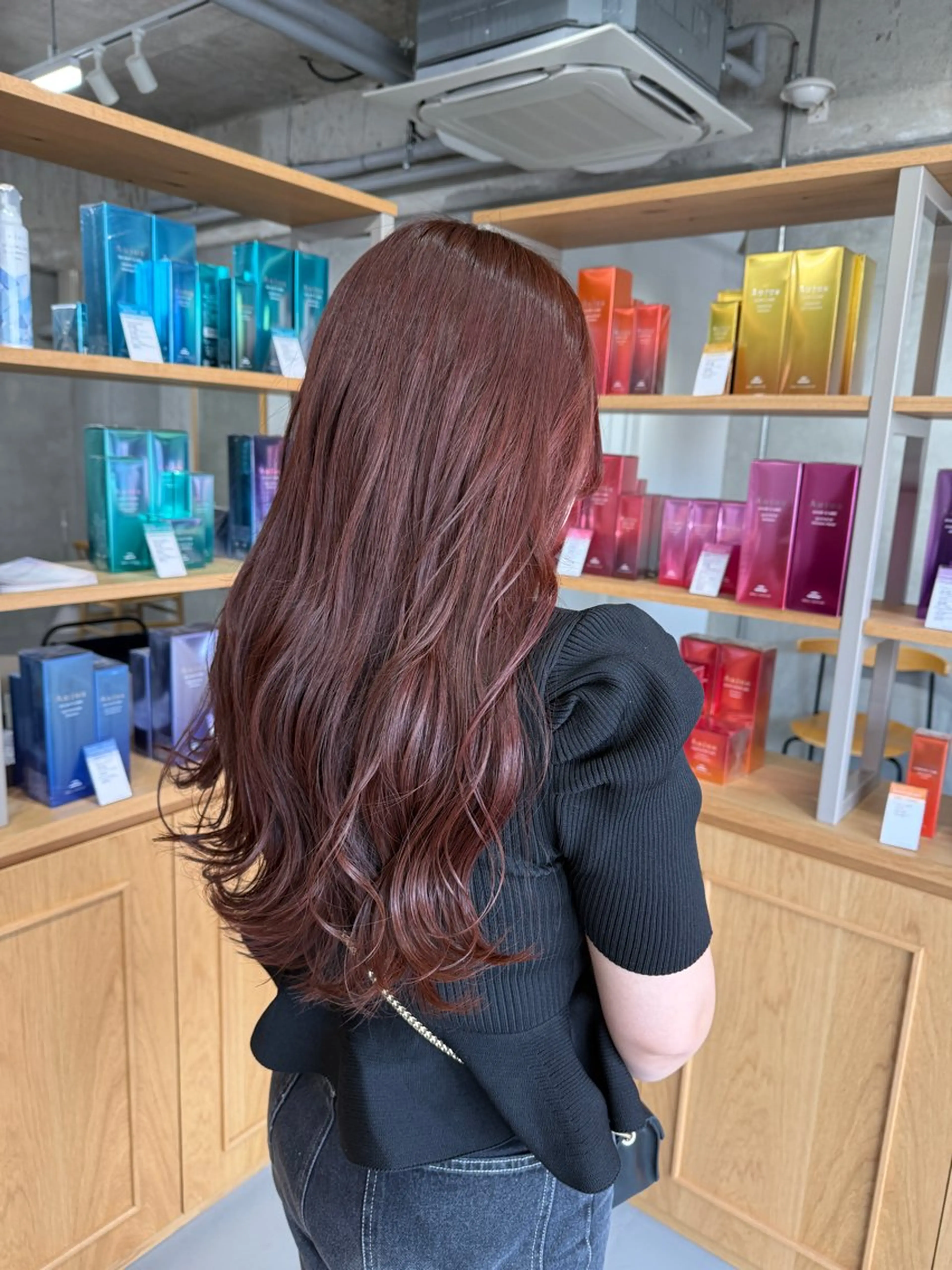 ロング 石川 珠有のヘアスタイル